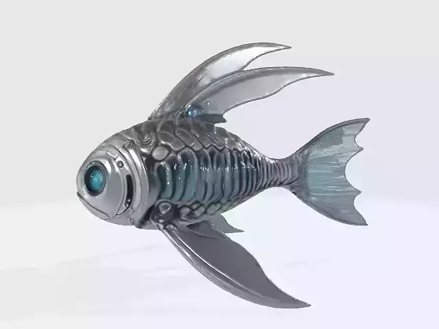 Robo fish 3D model