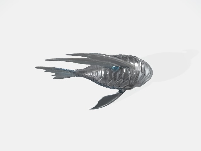 Robo fish 3D model_2