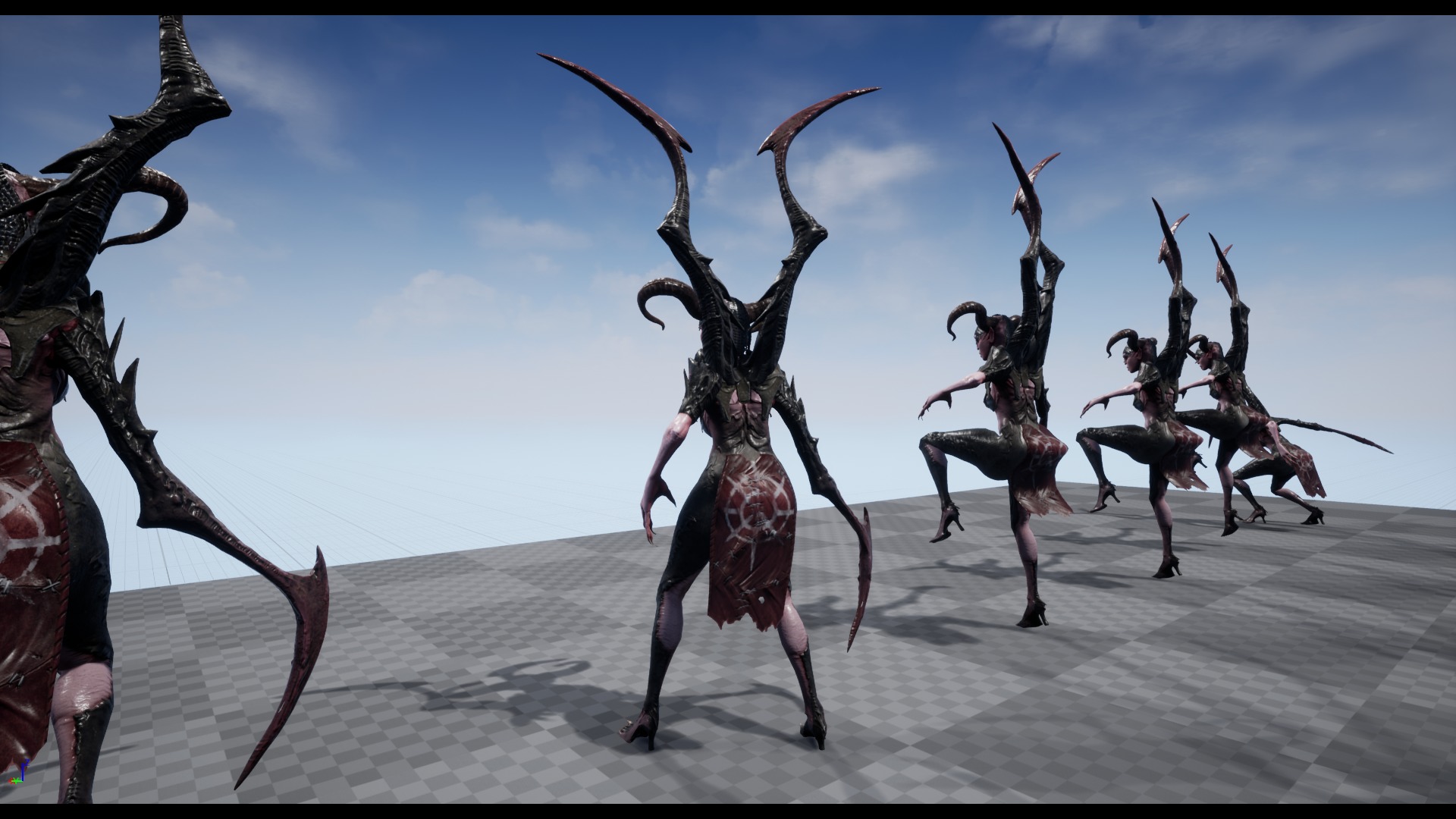 Demoness Reaper - Game Ready Low-poly 3D model_9