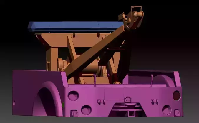 24th scale Tow Bed for 3D Printing