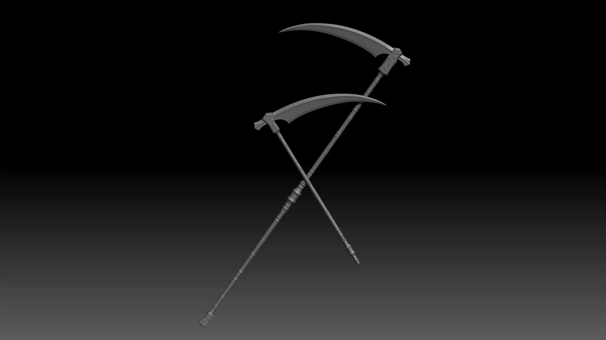 Friede Great Scythe - Dark Souls 3 weapon  3D print model_0