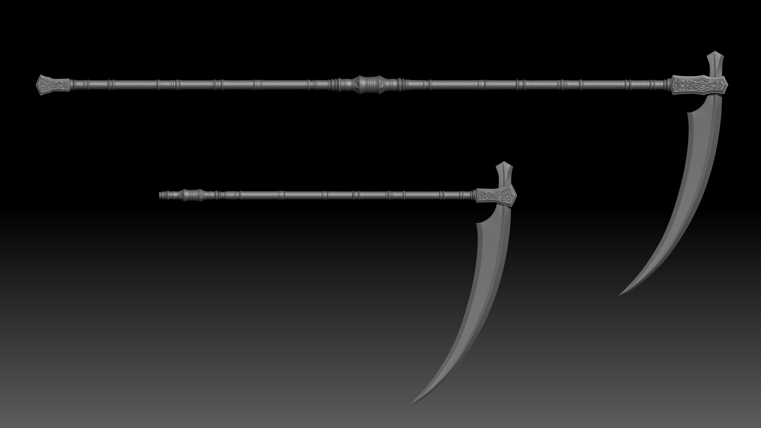 Friede Great Scythe - Dark Souls 3 weapon  3D print model_1
