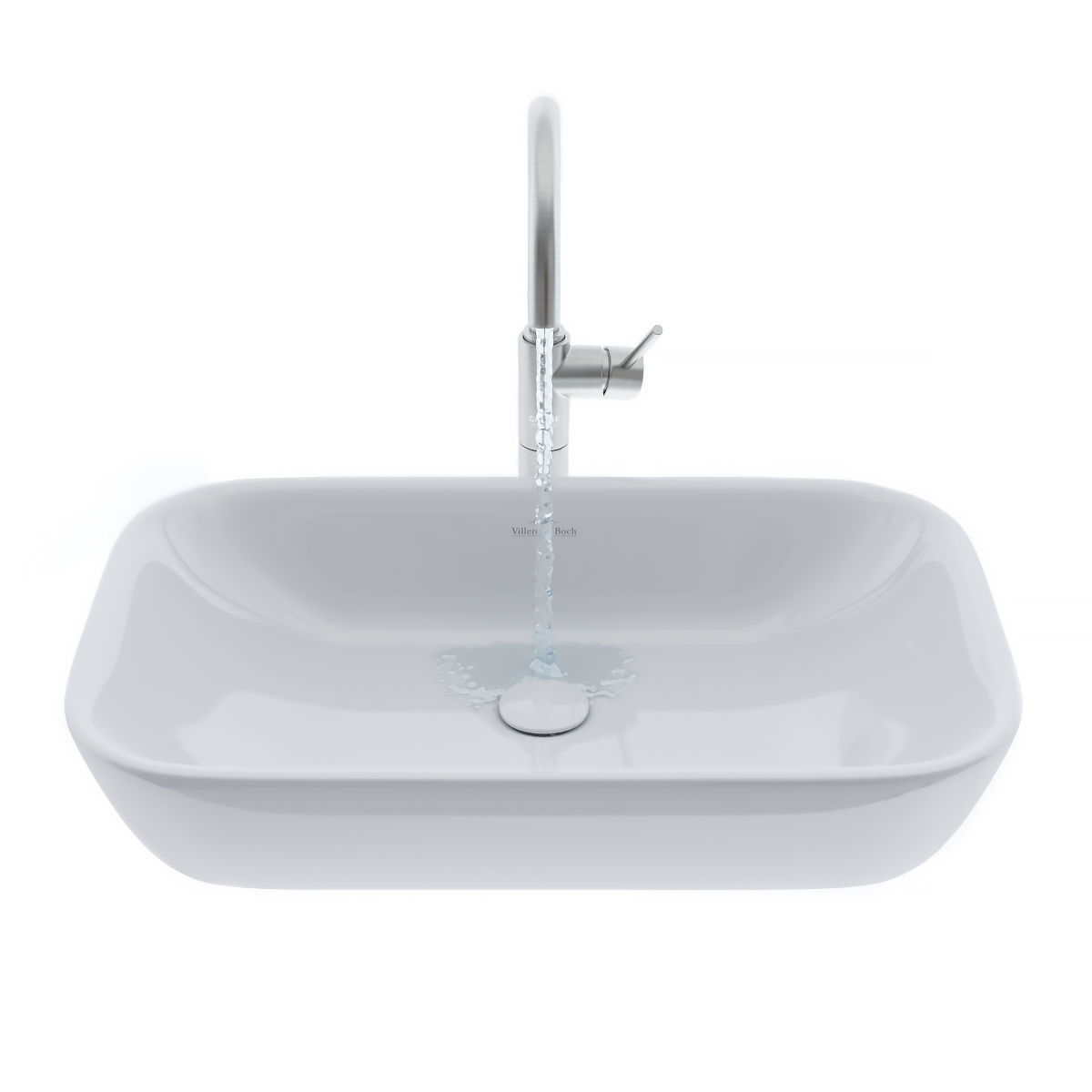 Sink and faucet for the bathroom 3D model_5