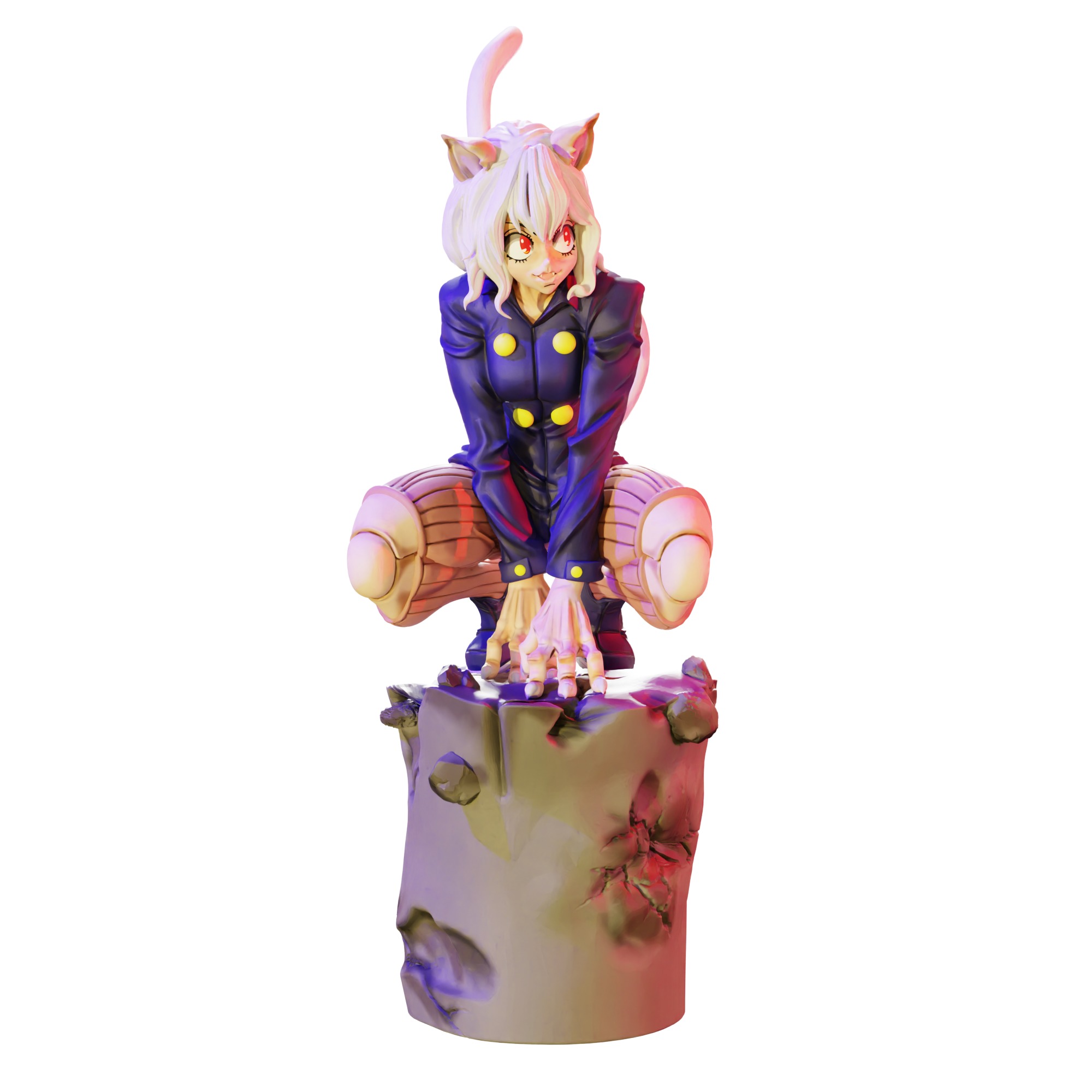 Pitou - Hunter X Hunter 3D print model_11