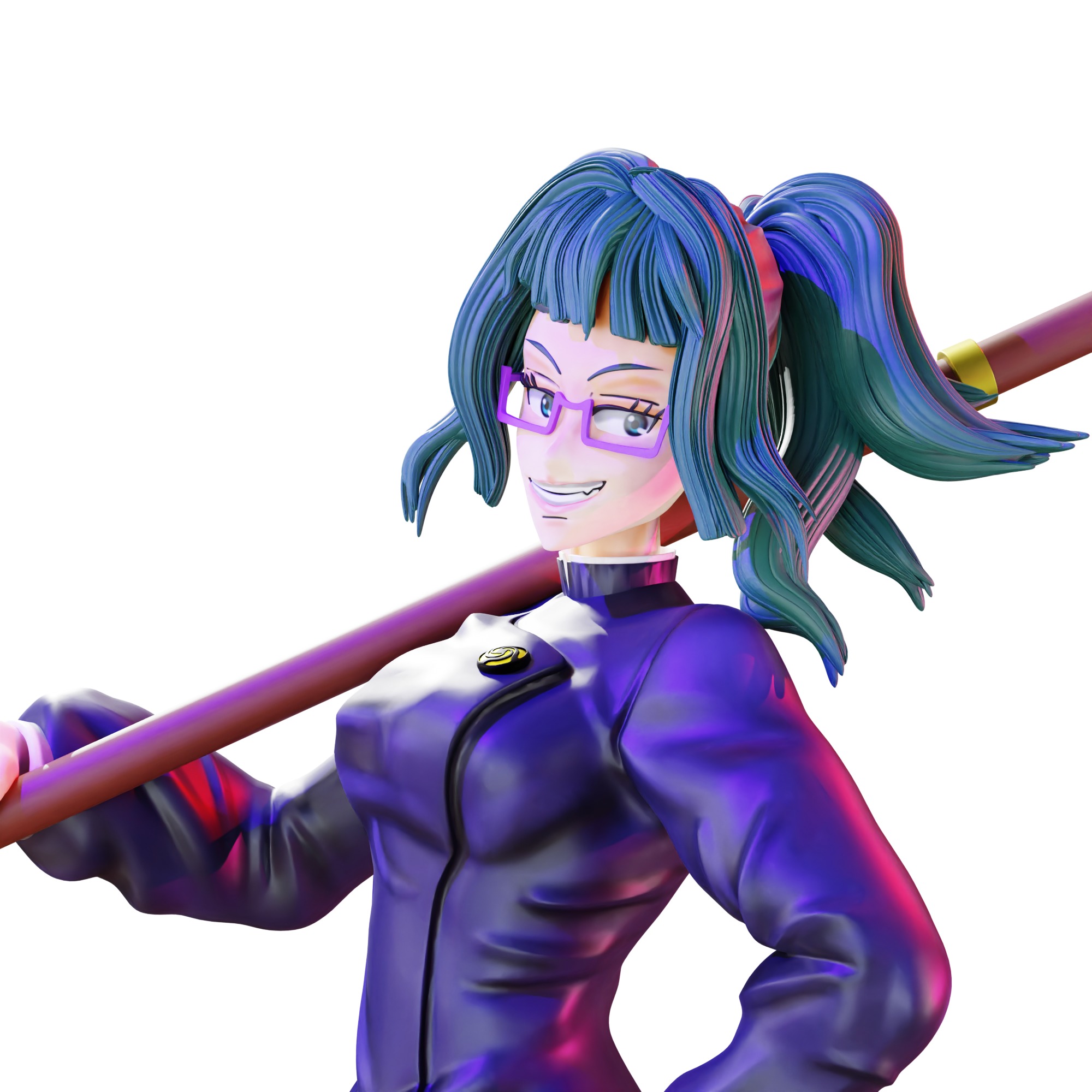 Maki Zenin - Jujutsu Kaisen 3D print model_6