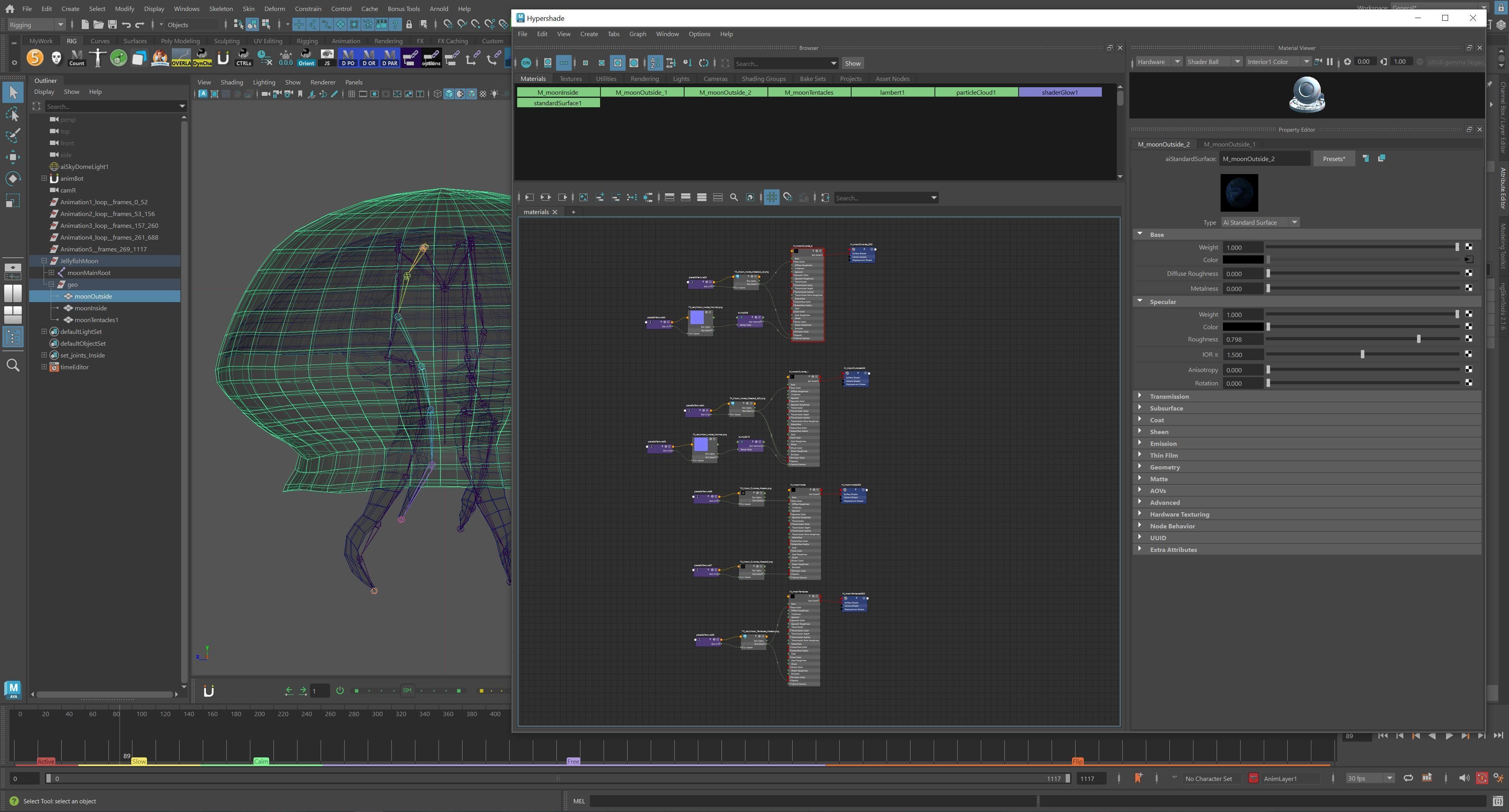Jellyfish Moon Low-poly 3D model_15