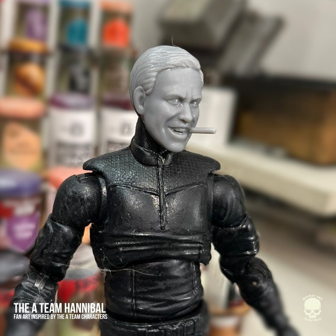Hannibal The A Team fan art kit 3D printable For Action Figures 3D print model_13