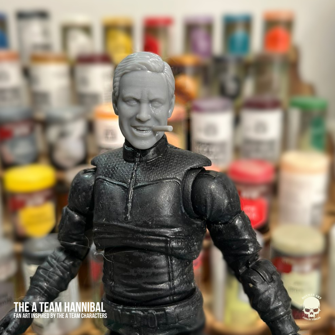 Hannibal The A Team fan art kit 3D printable For Action Figures 3D print model_14