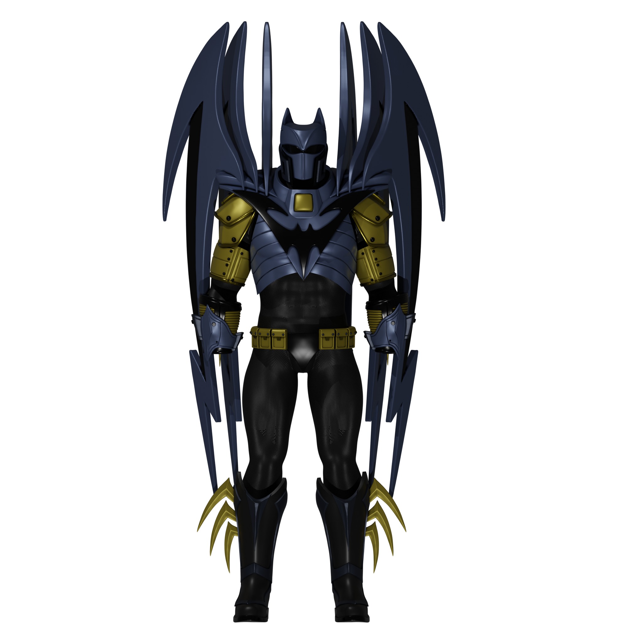 Azrael Armor Kit 3D print model_1