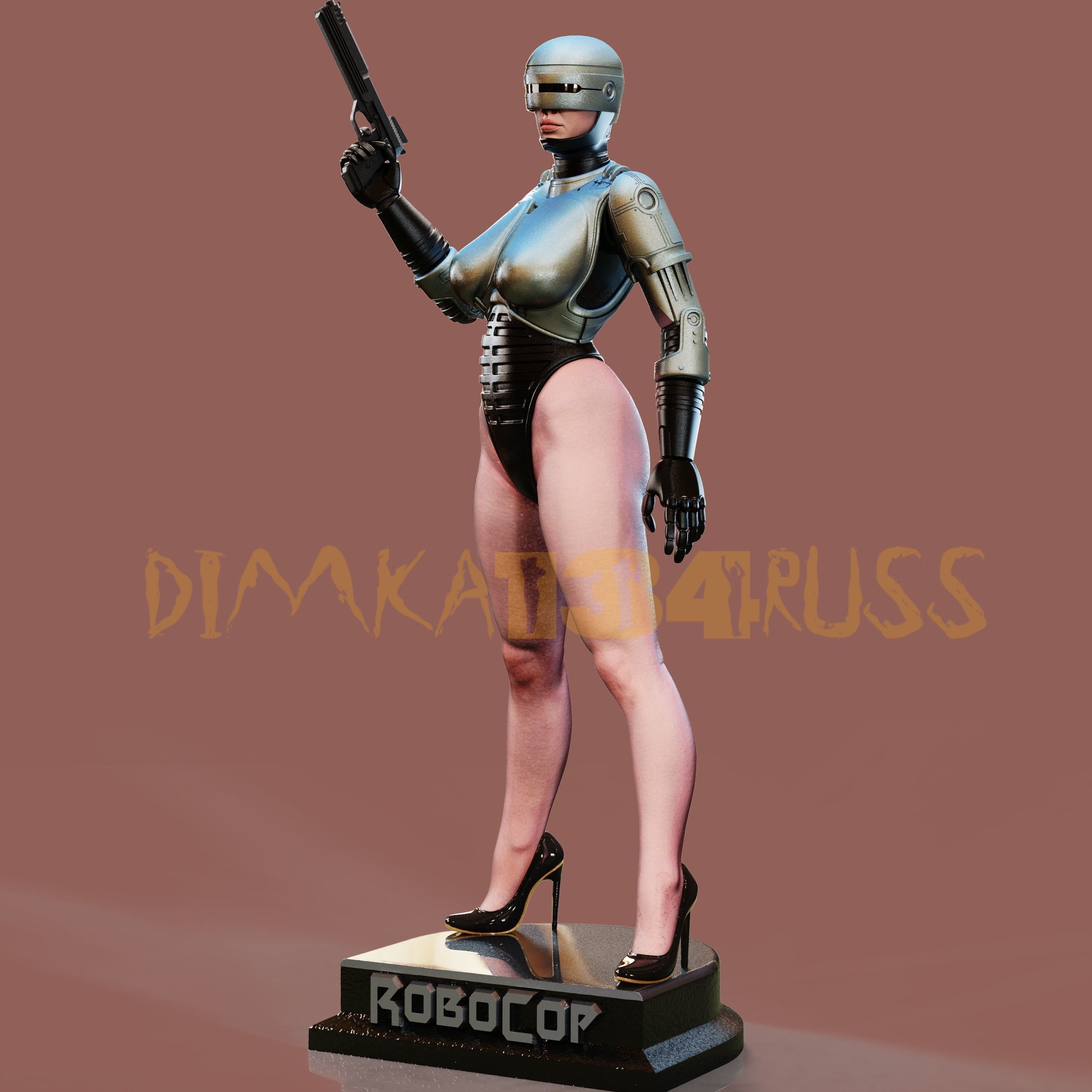 robocop 3D print model_3