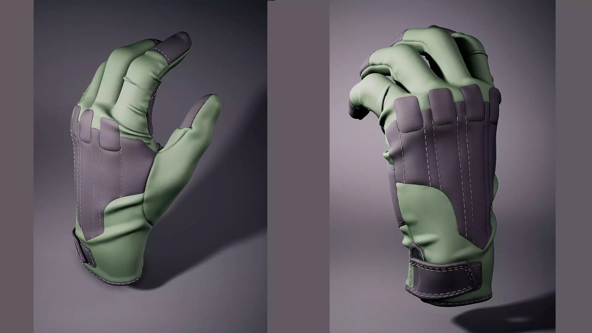 Gloves Qa Free 3D model