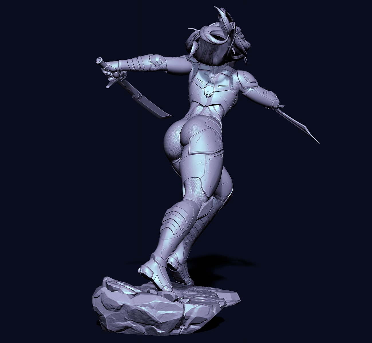 Gamora with NSFW 3D print model_14