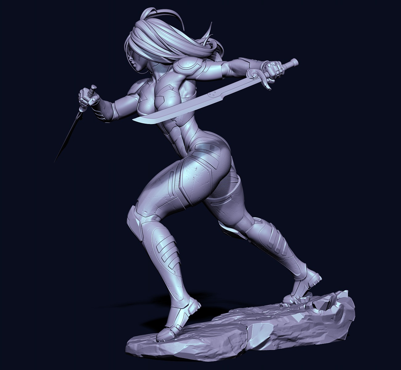 Gamora with NSFW 3D print model_17