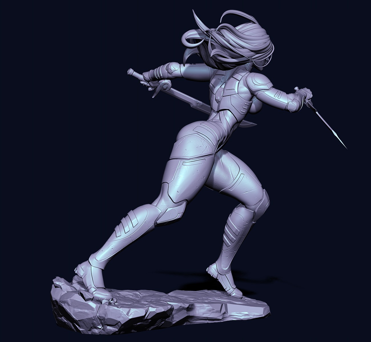 Gamora with NSFW 3D print model_13