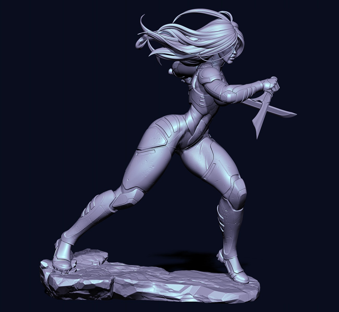 Gamora with NSFW 3D print model_12