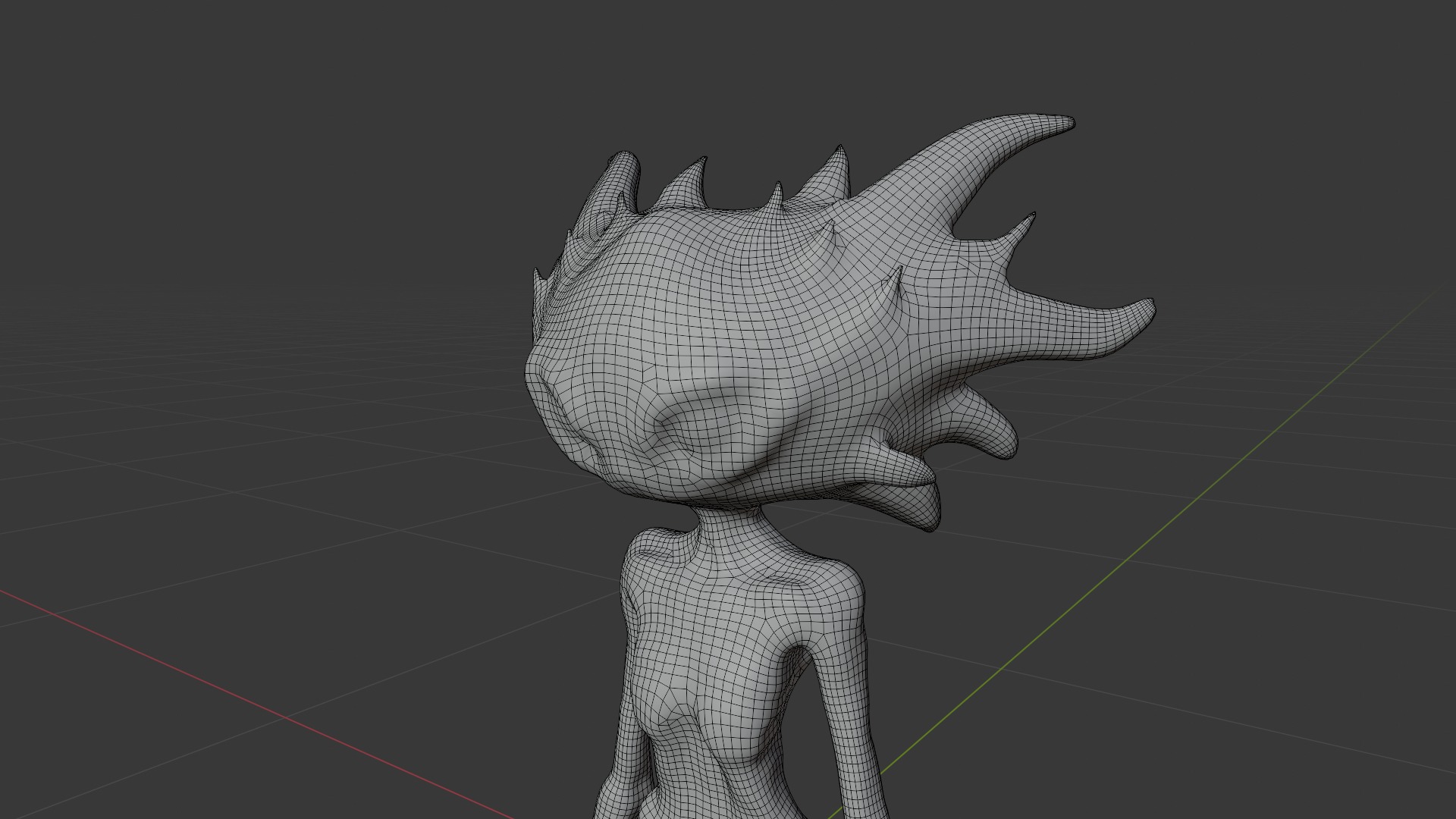 Surreal Alien Creature - Game-Optimized Low-poly 3D model_9