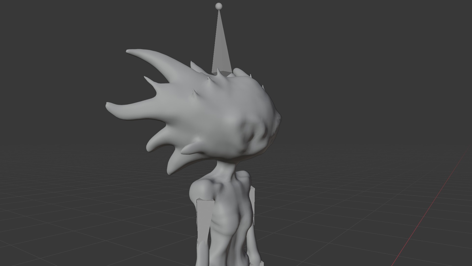 Surreal Alien Creature - Game-Optimized Low-poly 3D model_5