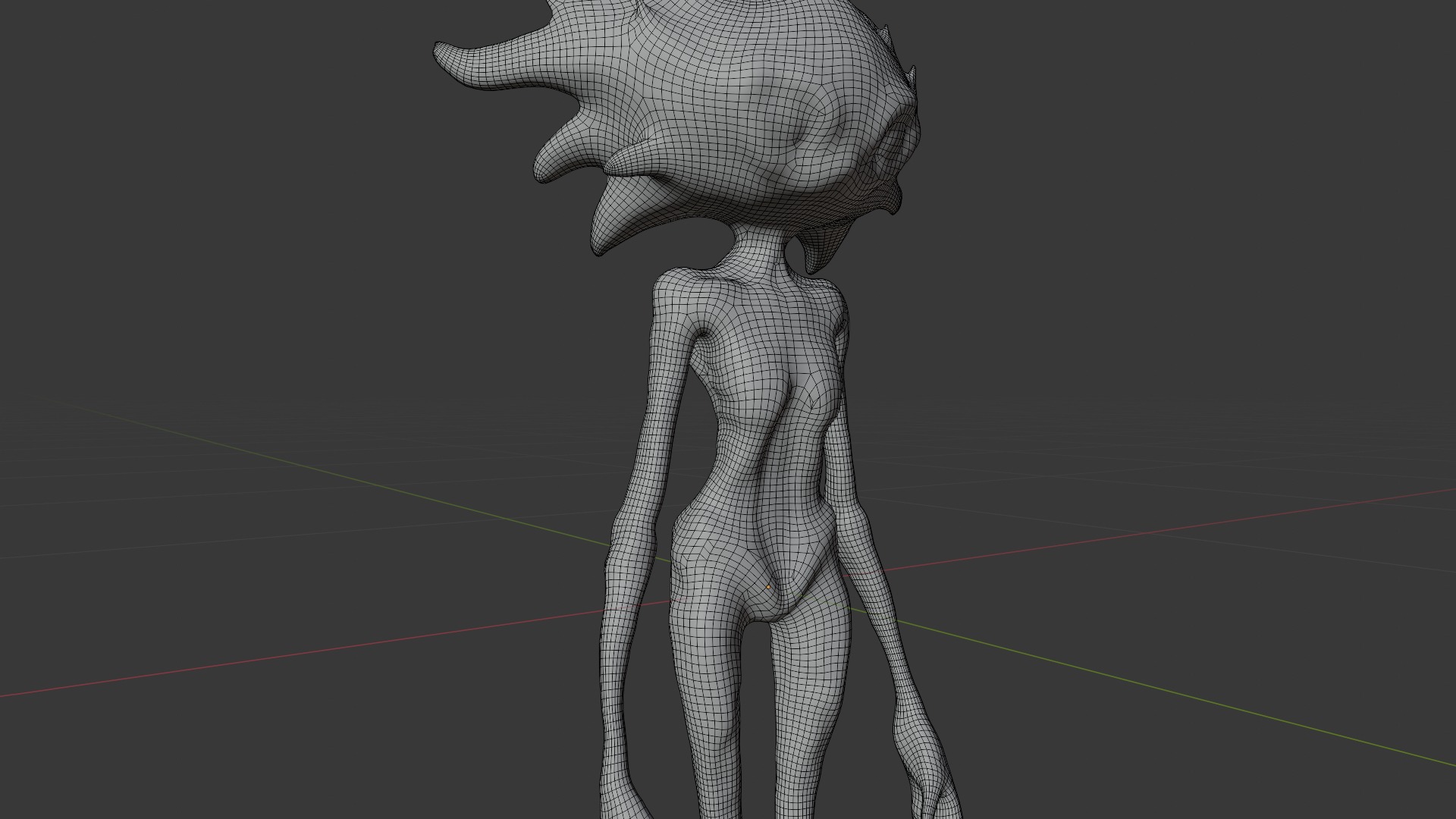 Surreal Alien Creature - Game-Optimized Low-poly 3D model_10