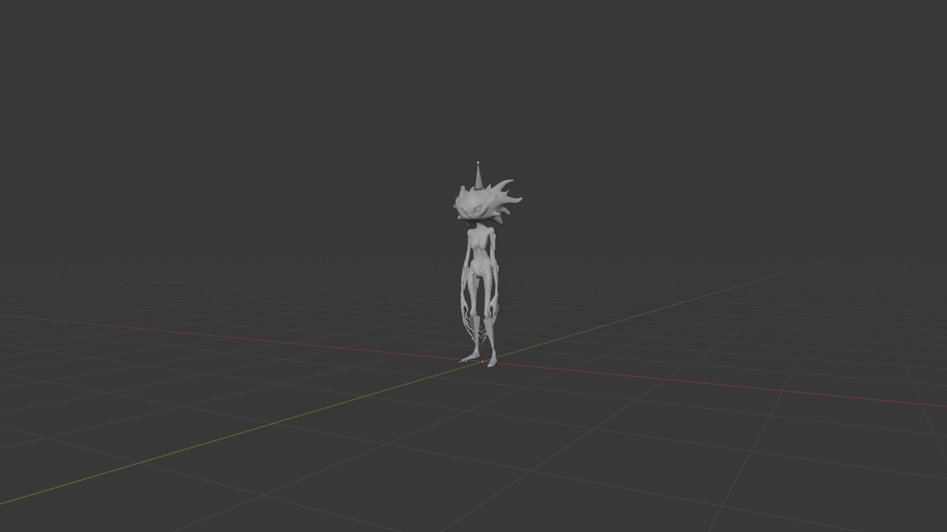 Surreal Alien Creature - Game-Optimized Low-poly 3D model_8