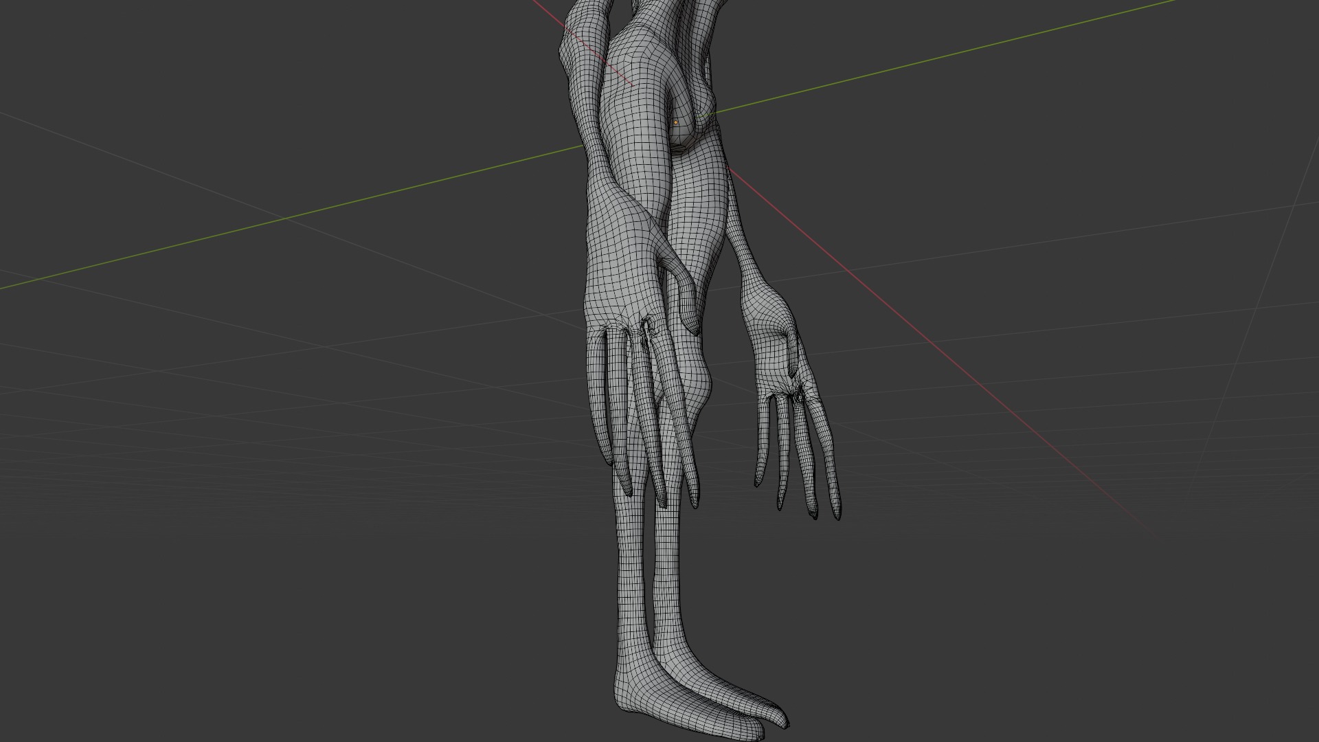 Surreal Alien Creature - Game-Optimized Low-poly 3D model_12