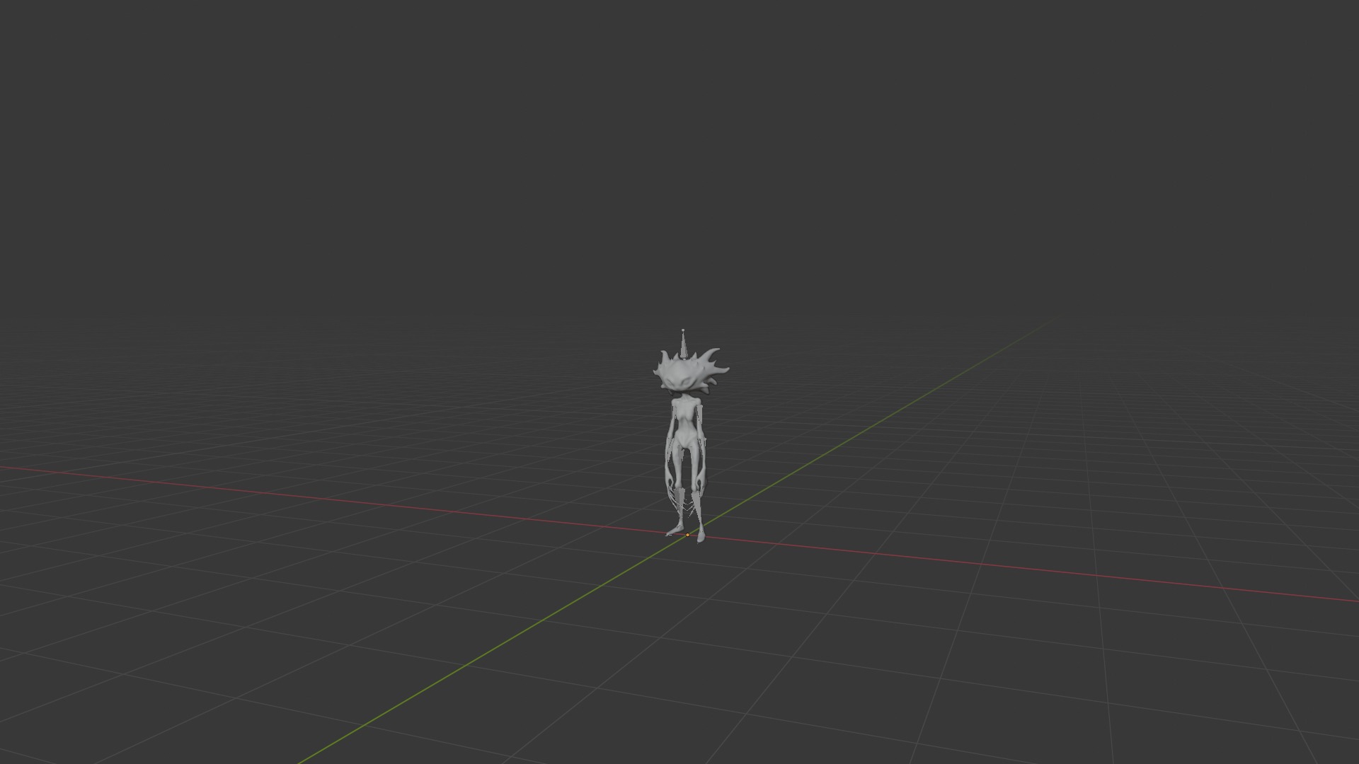 Surreal Alien Creature - Game-Optimized Low-poly 3D model_3