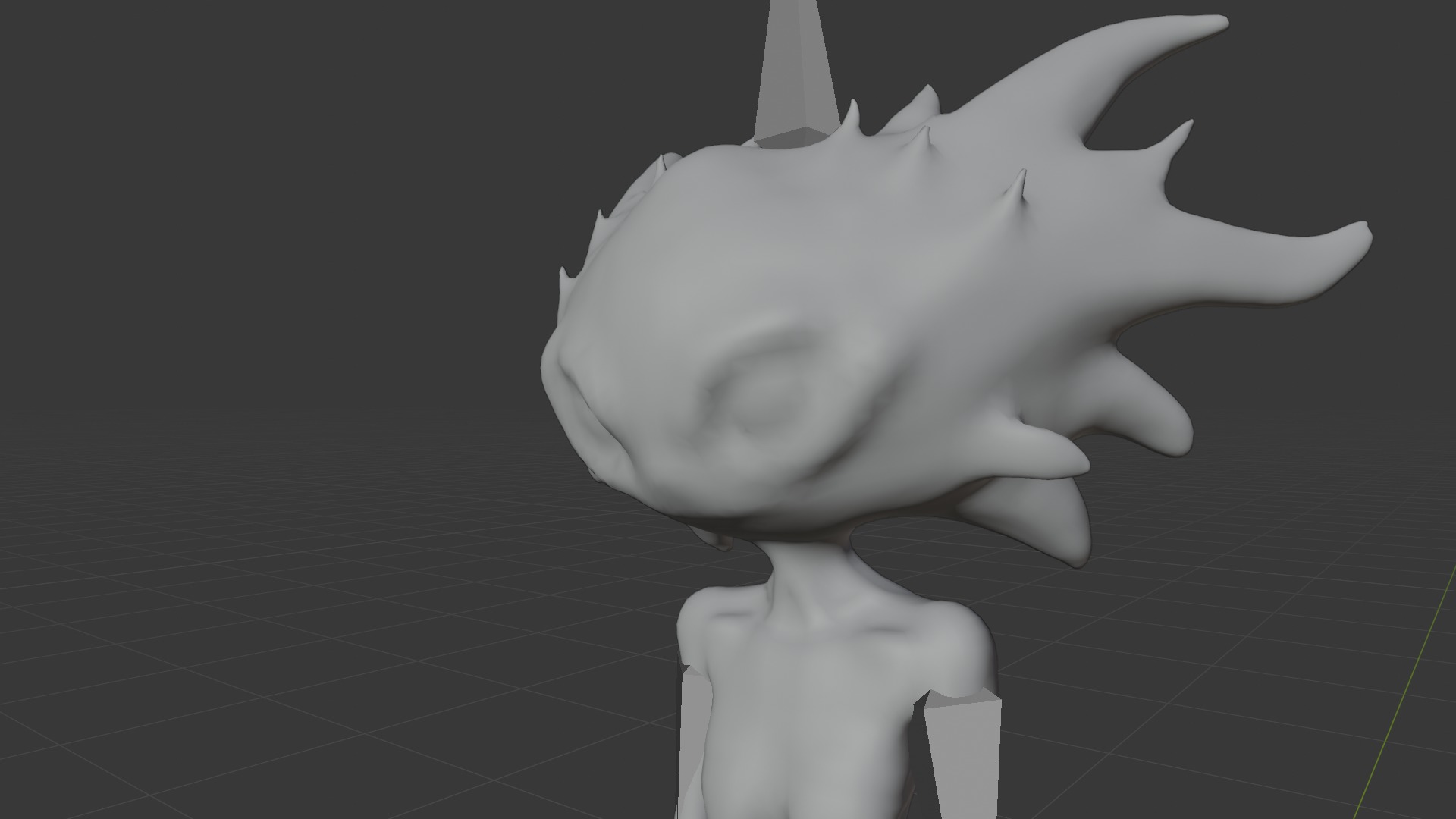 Surreal Alien Creature - Game-Optimized Low-poly 3D model_4