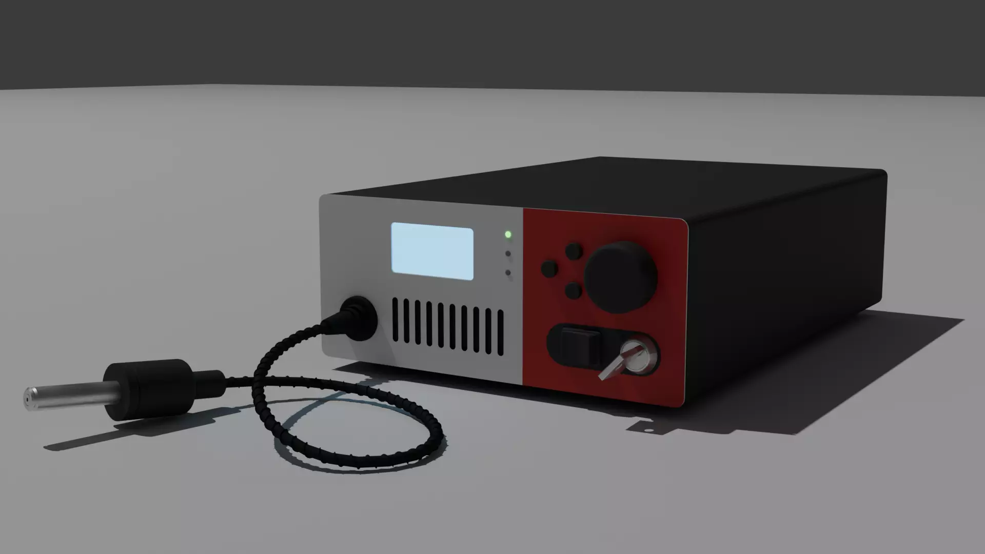 Supercontinuum Light Source 3D Model Low-poly 3D model