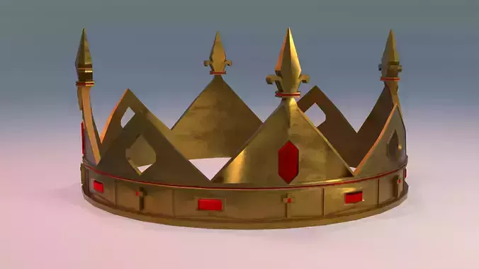 Low Poly King Crown