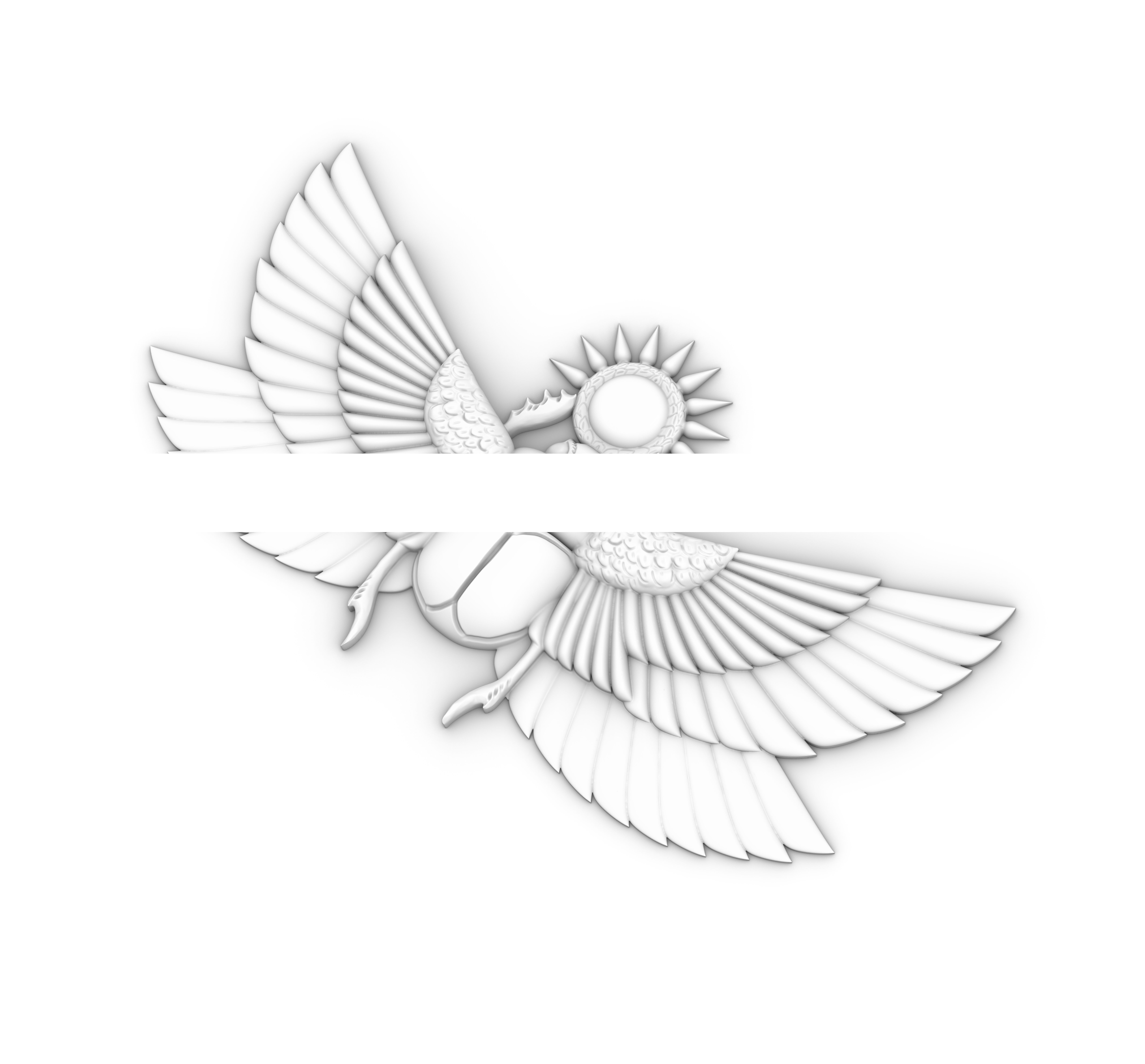 SCARAB DOUBLE WING 3D print model_3