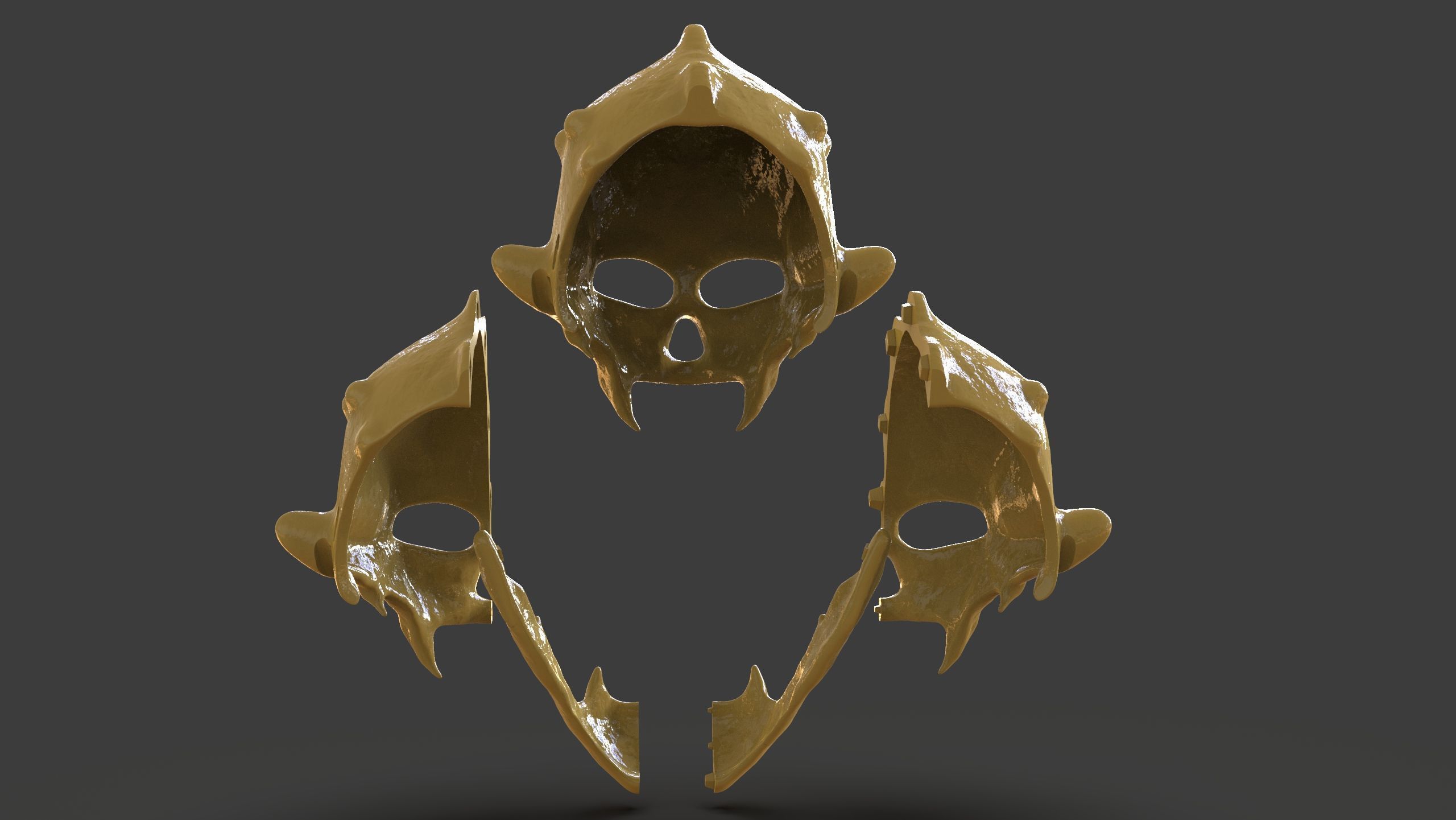 Renegade Skull Helmet Mask 3D print model_13