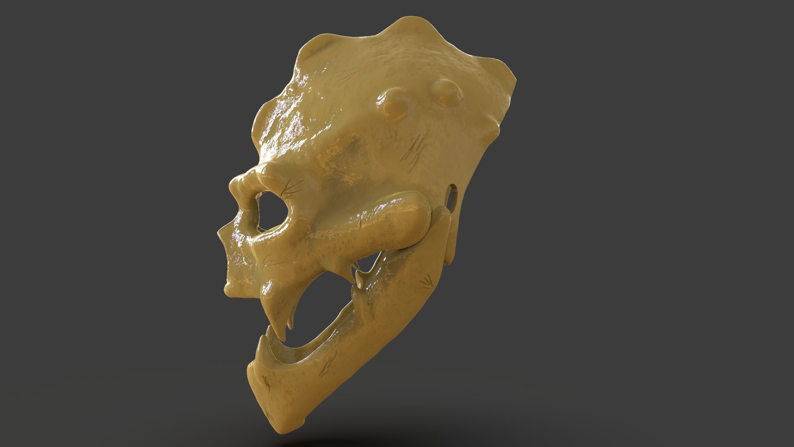 Renegade Skull Helmet Mask 3D print model_3
