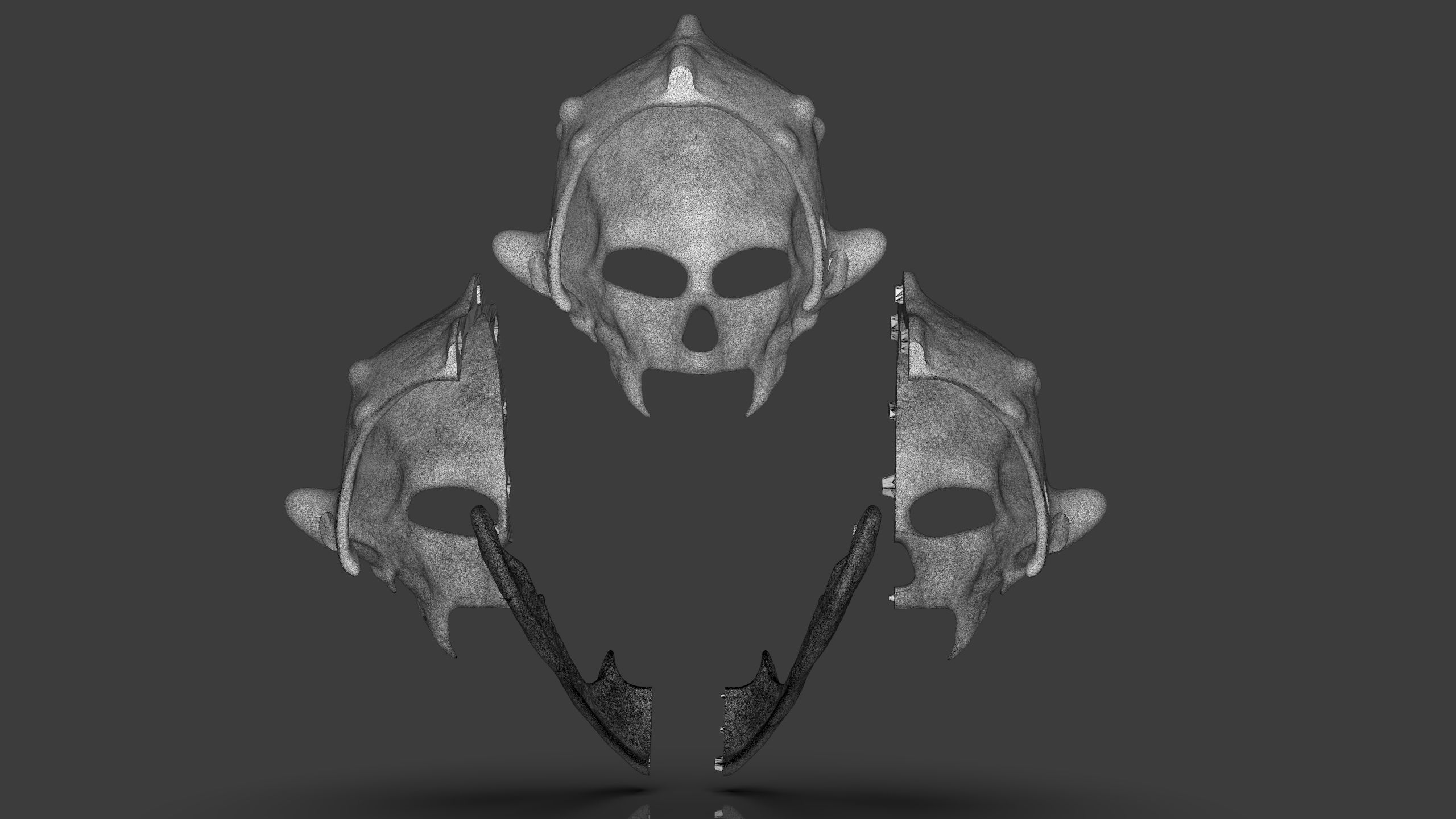 Renegade Skull Helmet Mask 3D print model_20