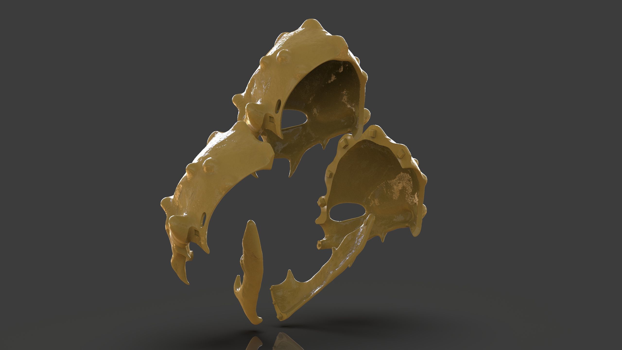 Renegade Skull Helmet Mask 3D print model_14