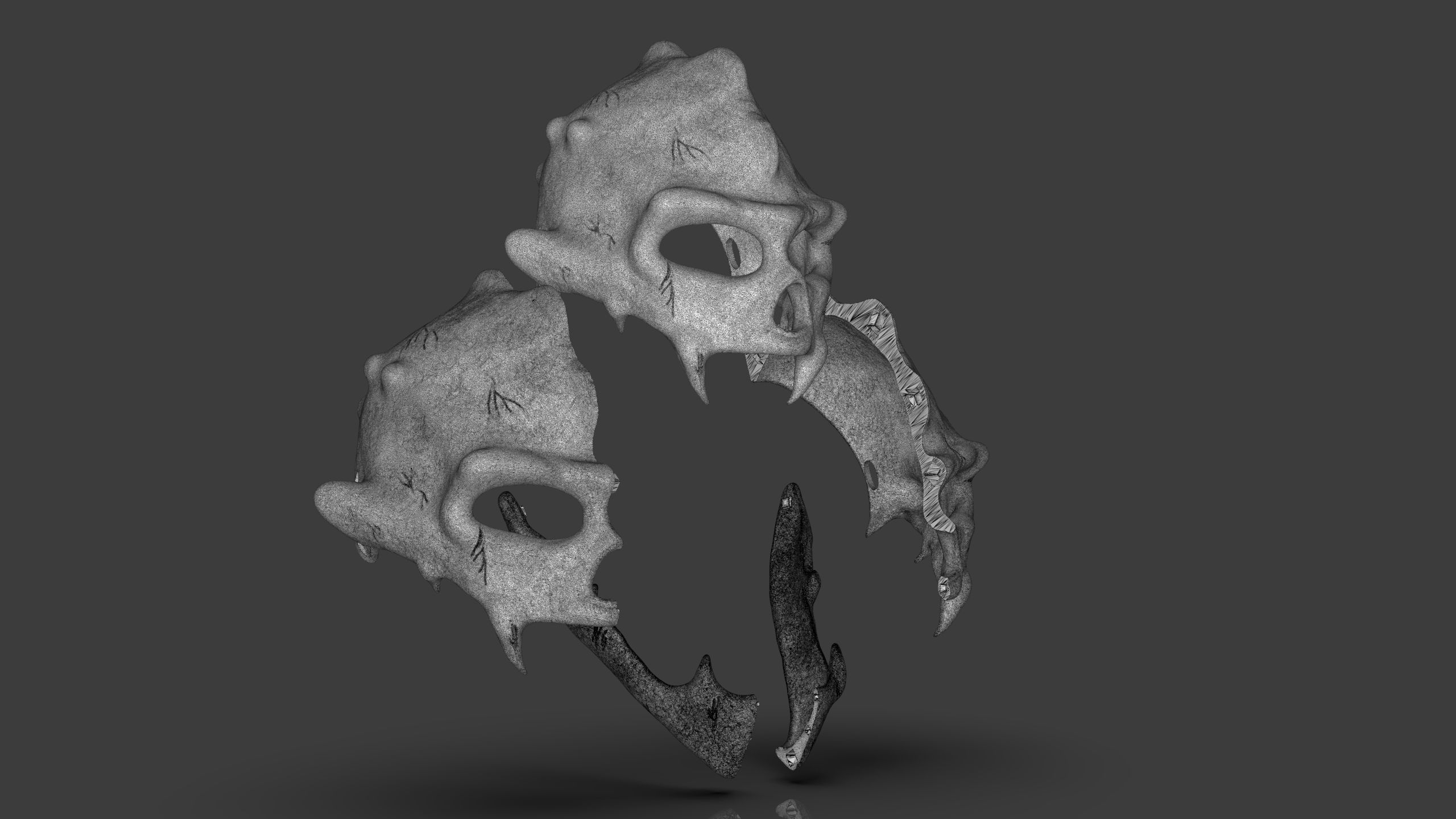 Renegade Skull Helmet Mask 3D print model_17