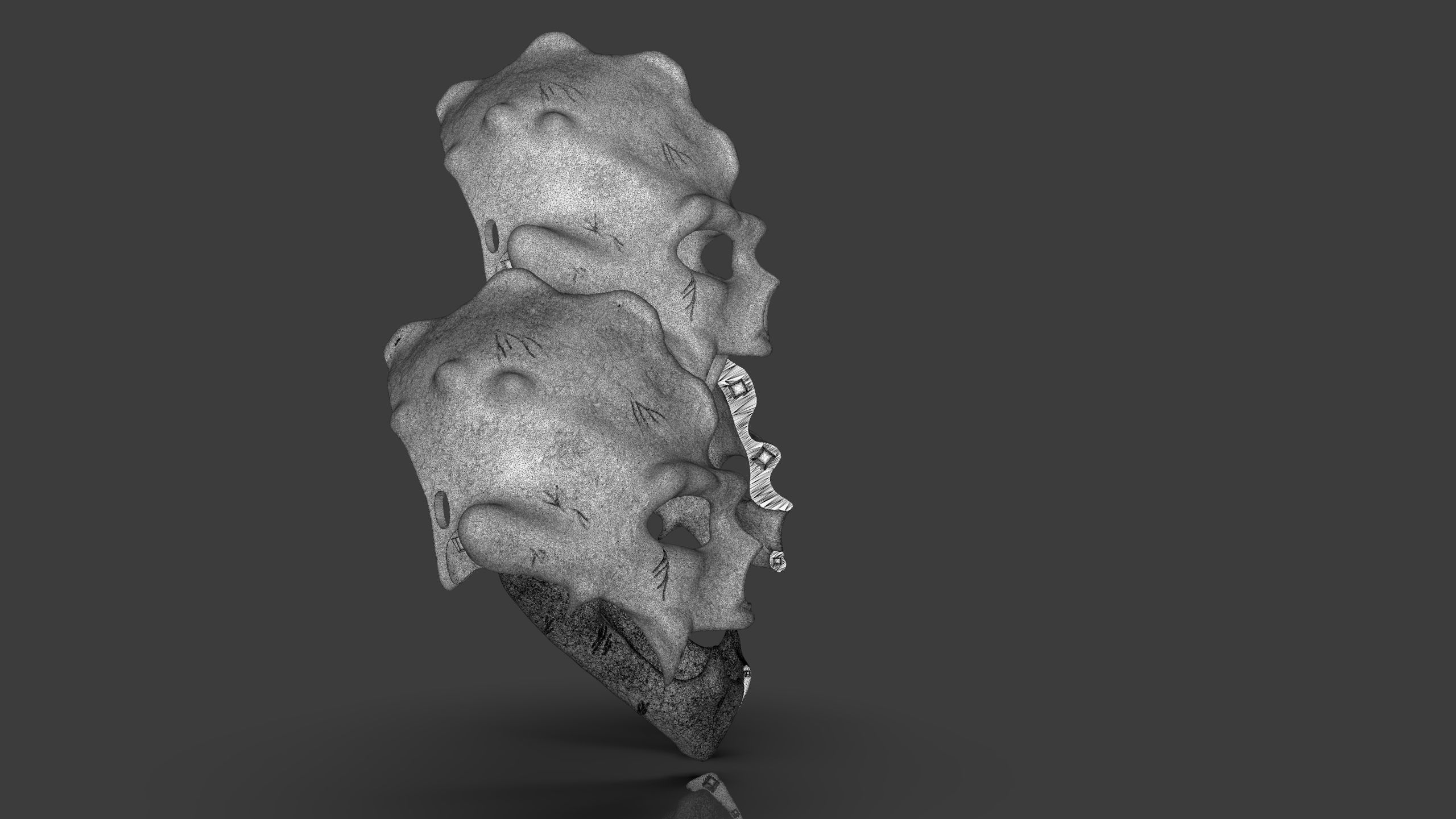 Renegade Skull Helmet Mask 3D print model_18