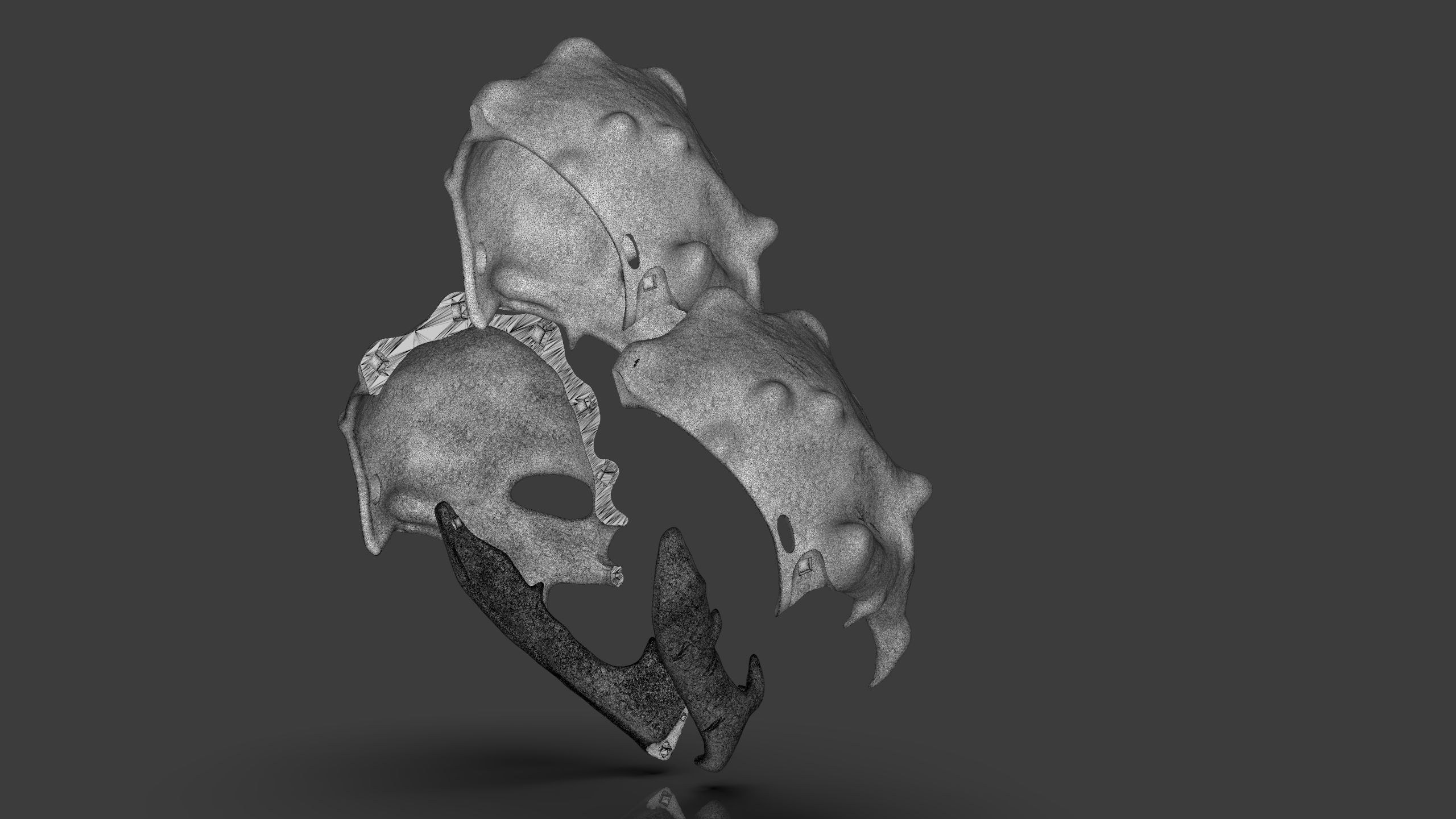 Renegade Skull Helmet Mask 3D print model_19