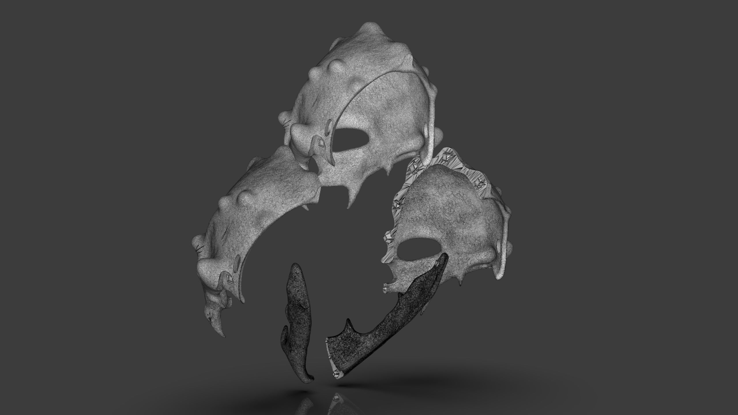 Renegade Skull Helmet Mask 3D print model_21