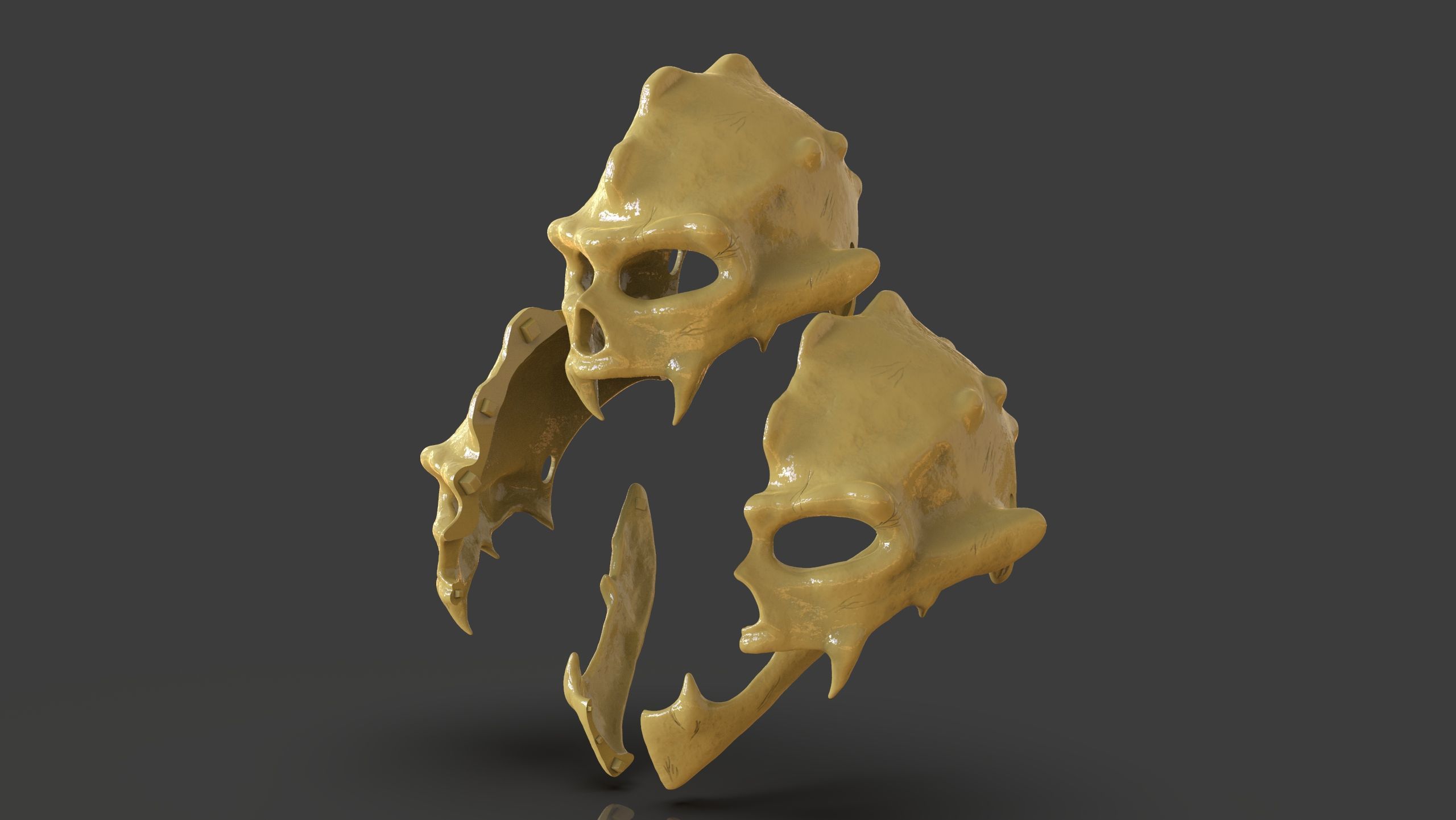 Renegade Skull Helmet Mask 3D print model_15