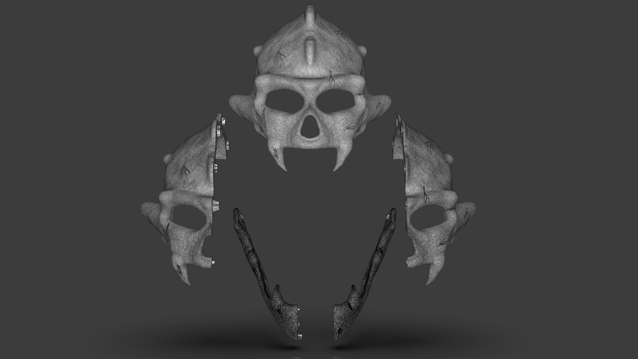 Renegade Skull Helmet Mask 3D print model_16