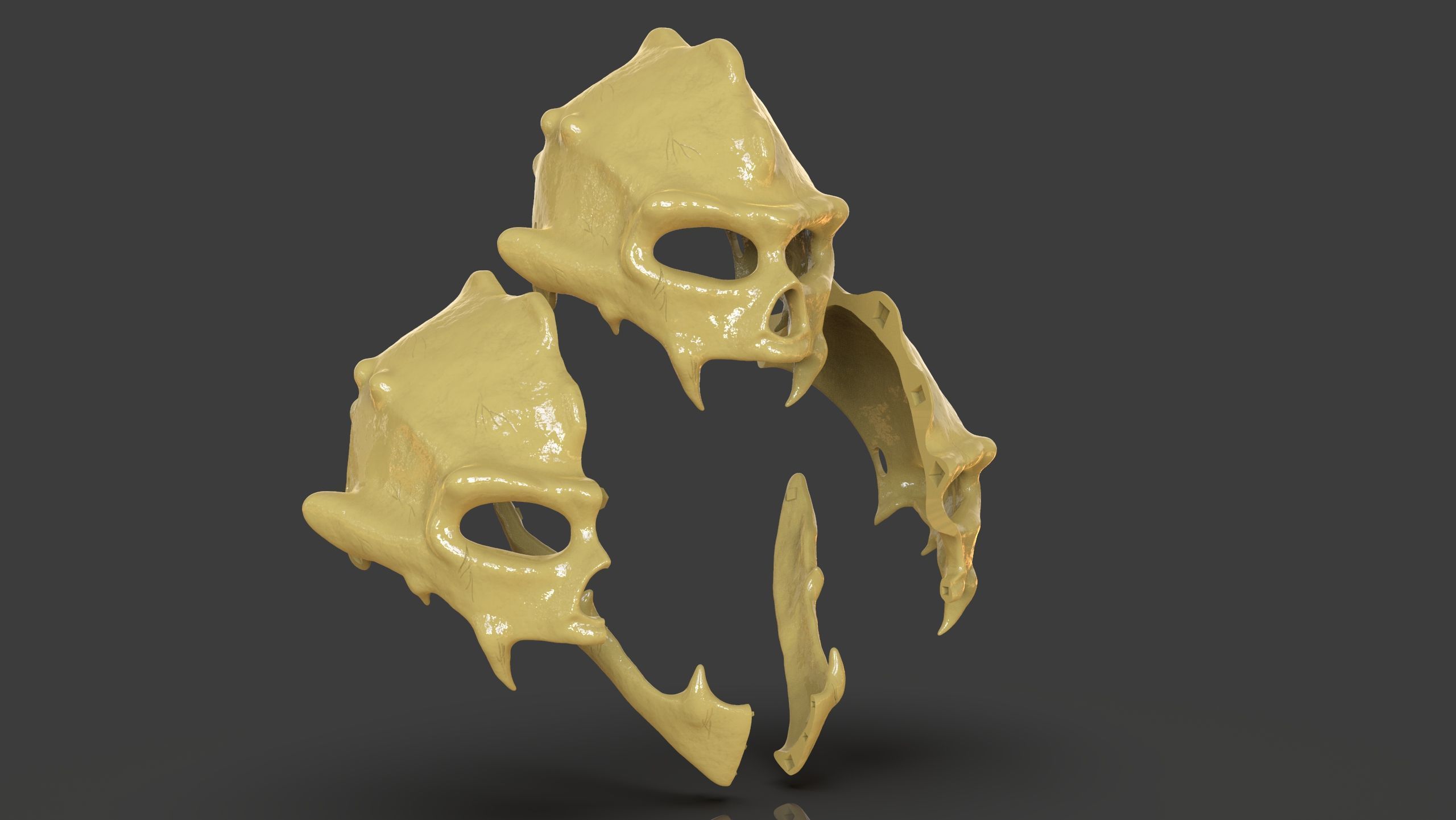 Renegade Skull Helmet Mask 3D print model_11