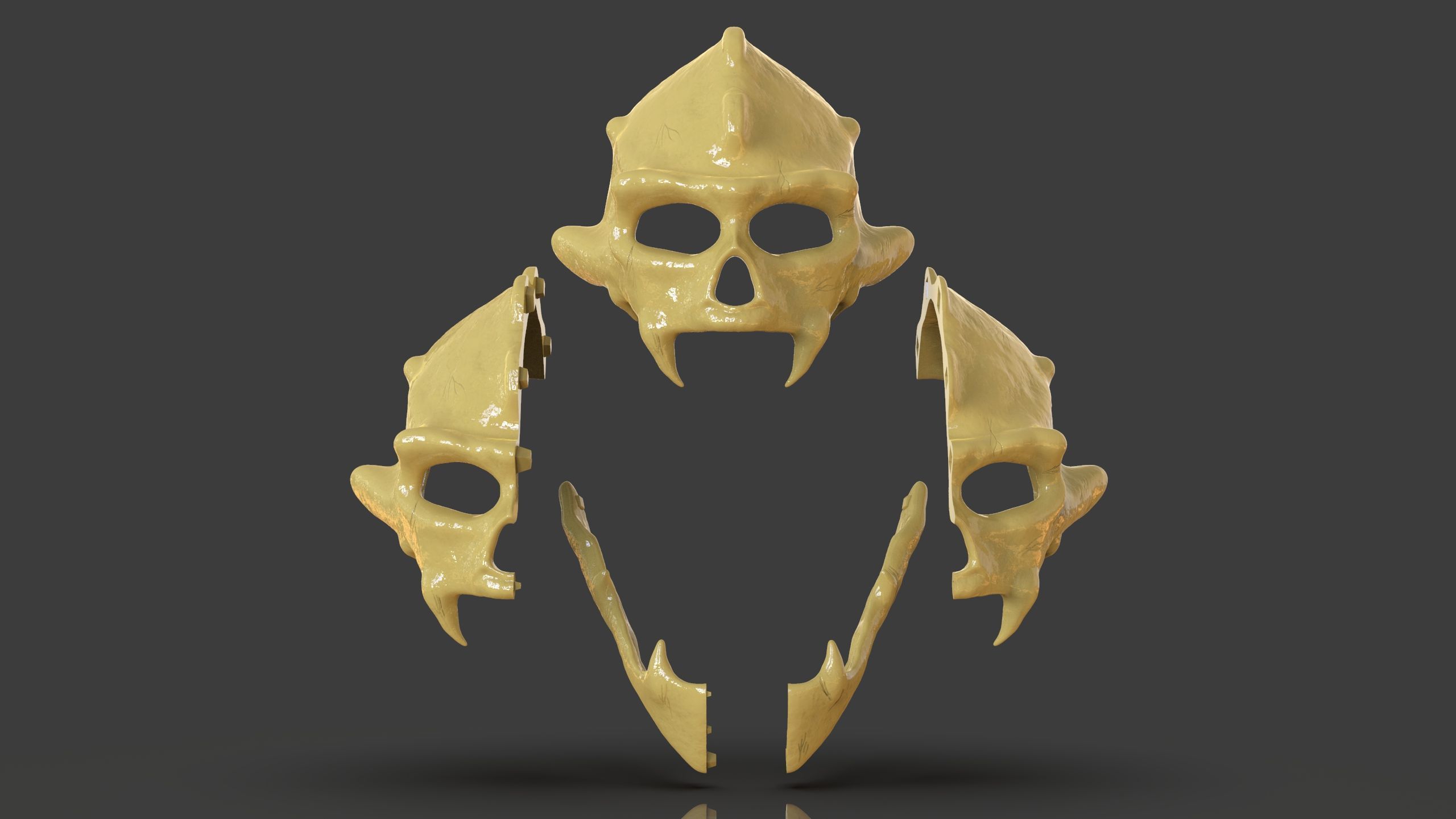 Renegade Skull Helmet Mask 3D print model_9