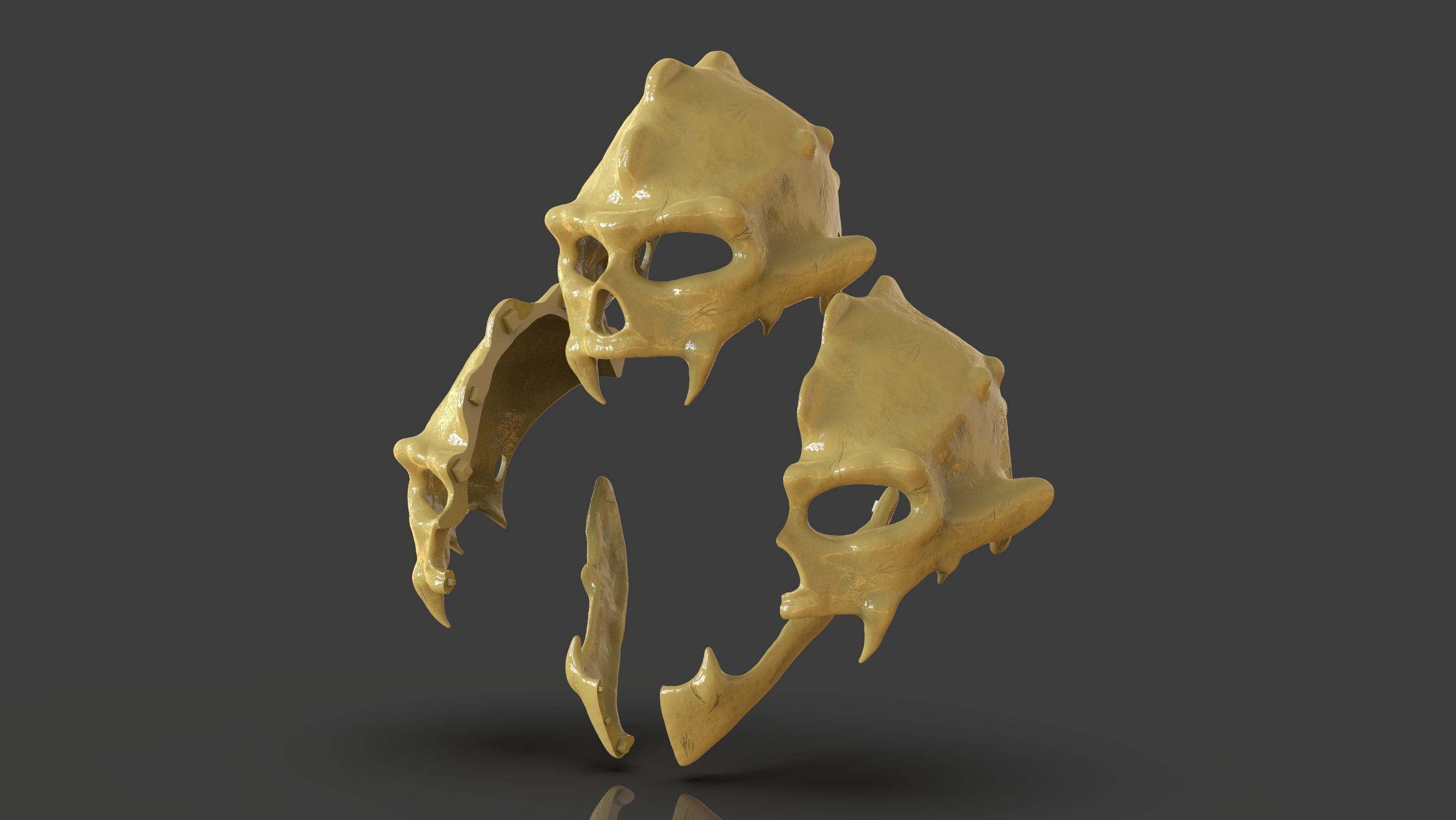 Renegade Skull Helmet Mask 3D print model_10