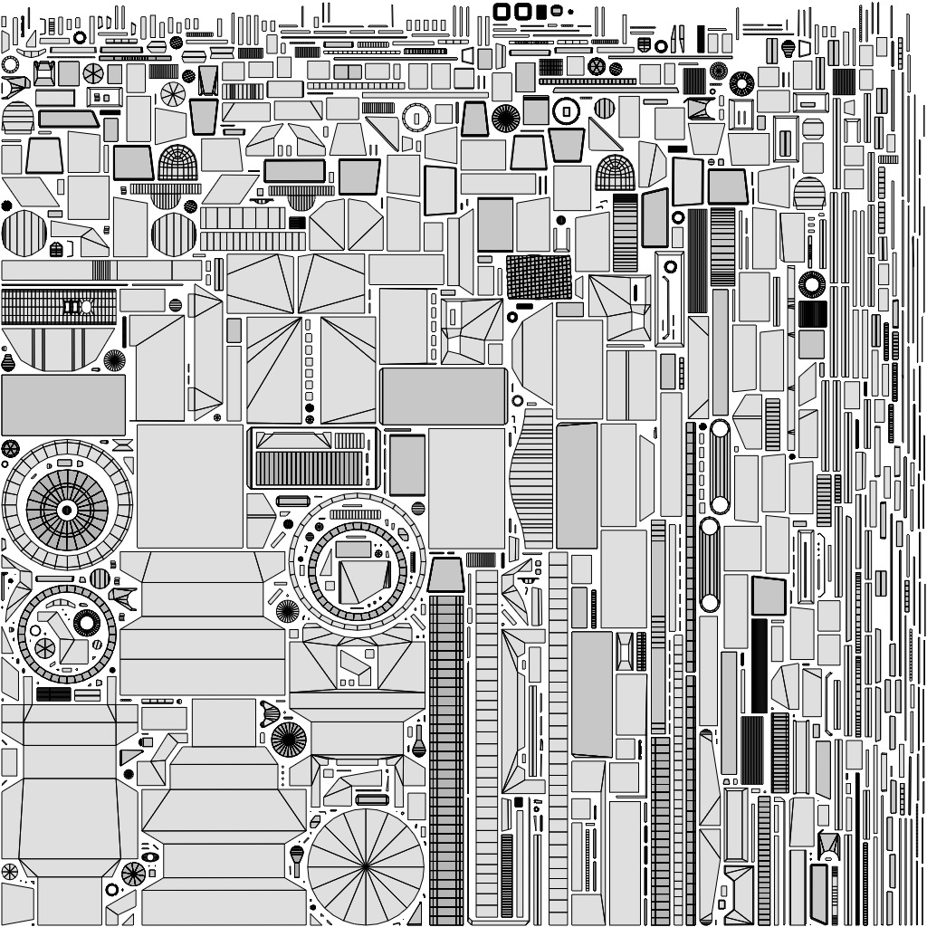 Heavy Armed Recon Buggy Sci-Fi Drone Autonomous Low-poly 3D model_8