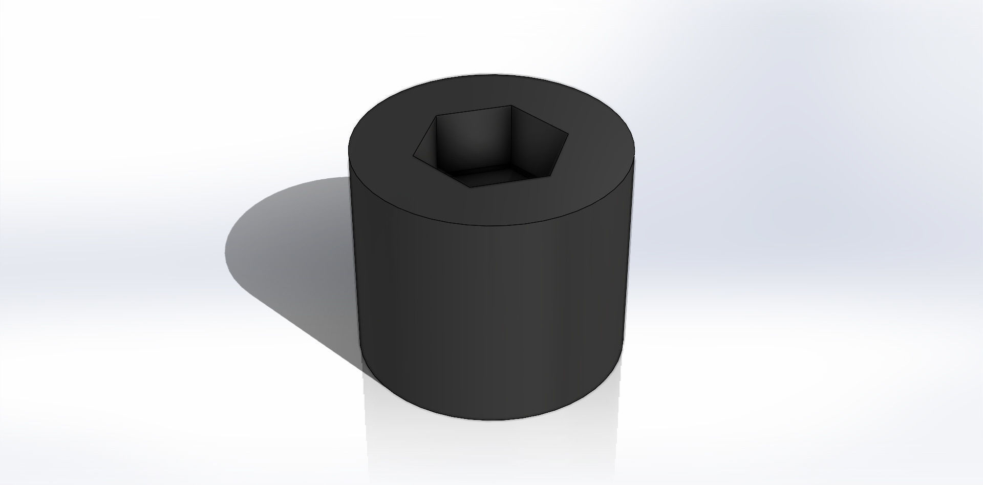 Soquete Grande 38mm x 1 pol Big Socket 3D model_2