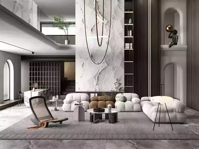 Living-room House sofa furniture Interior sofa