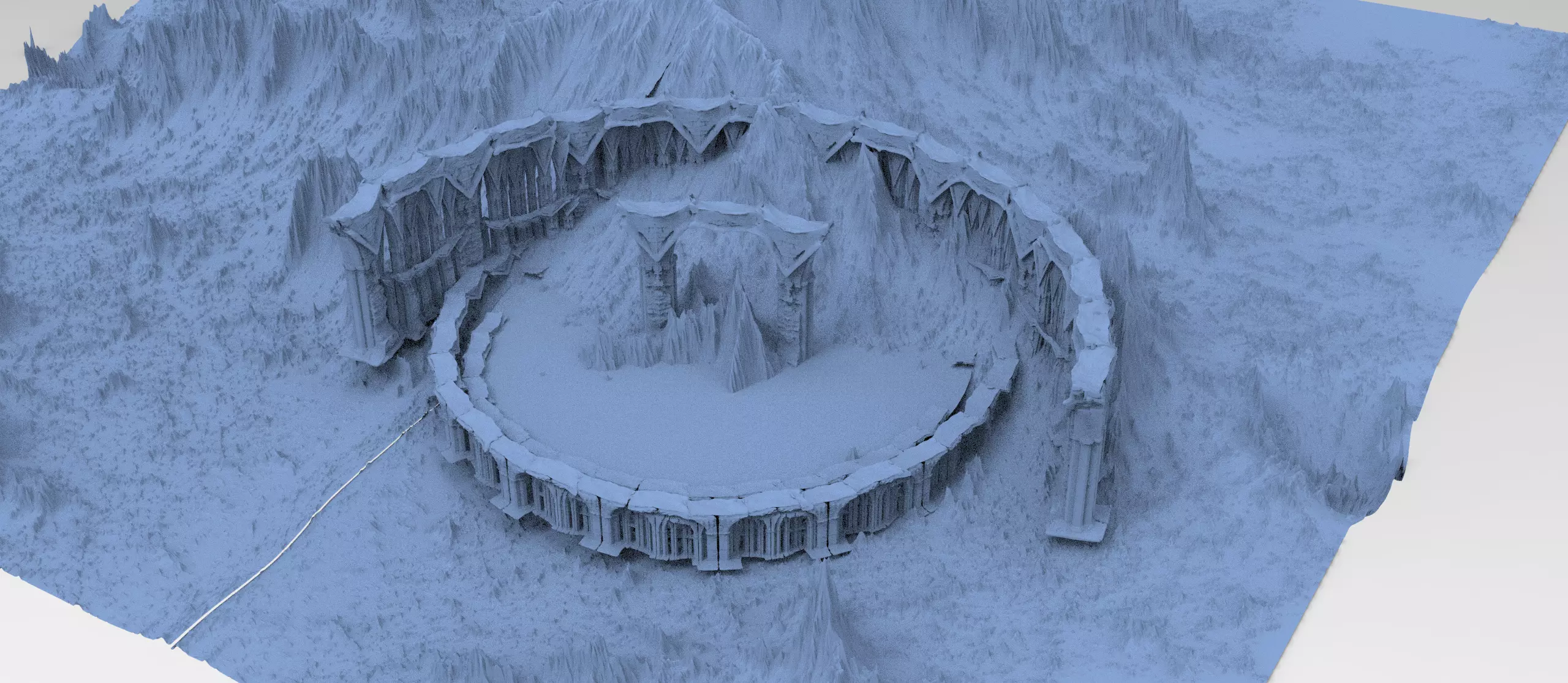 Alien Remains ruins 3 3D model