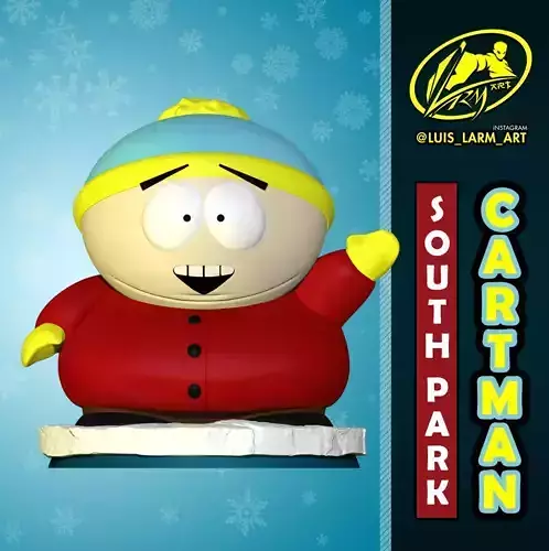 Eric Cartman South Park 3D print model