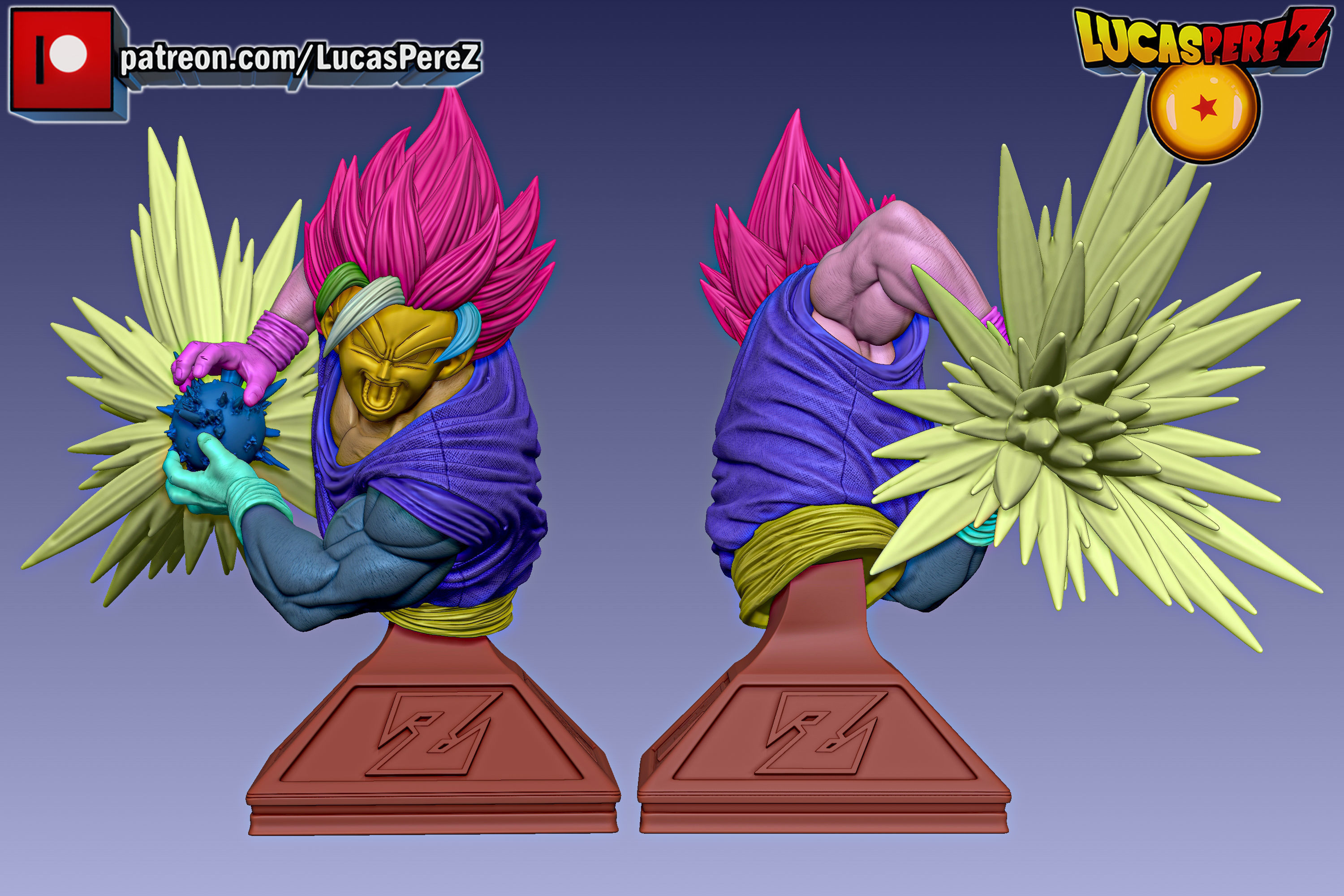 GOKU SSJ3 3D print model_47