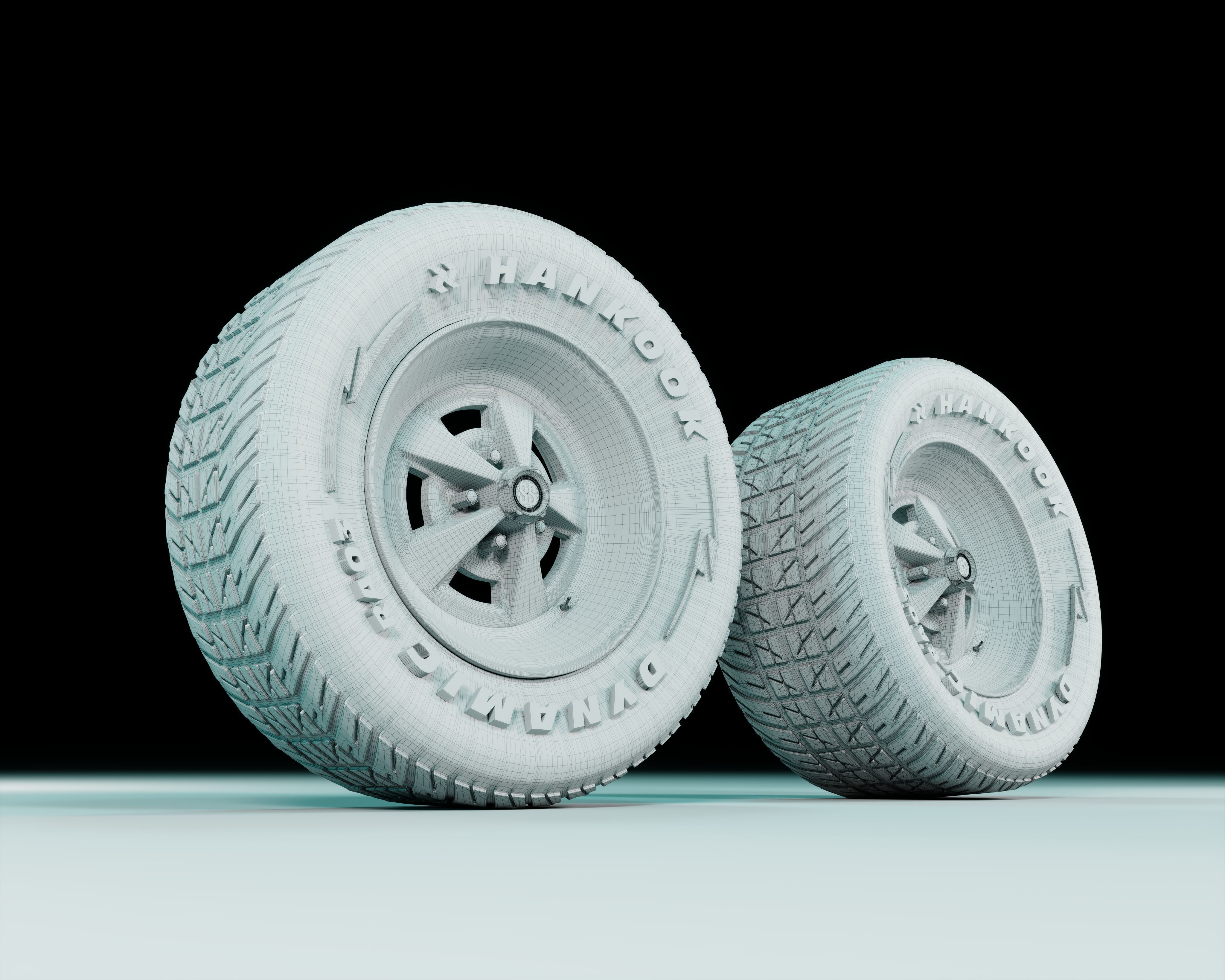 Hankook Tire 3D model_7