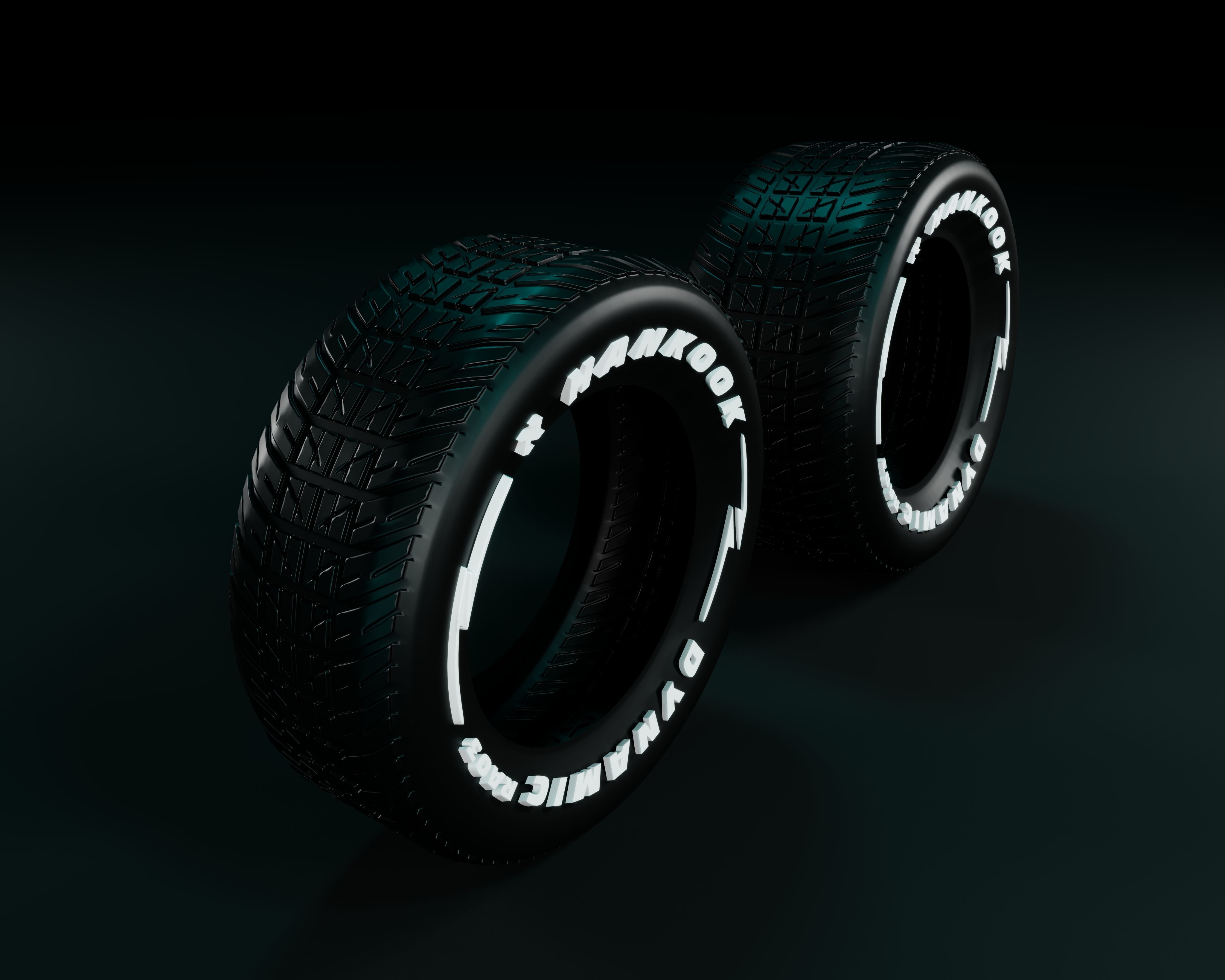 Hankook Tire 3D model_2